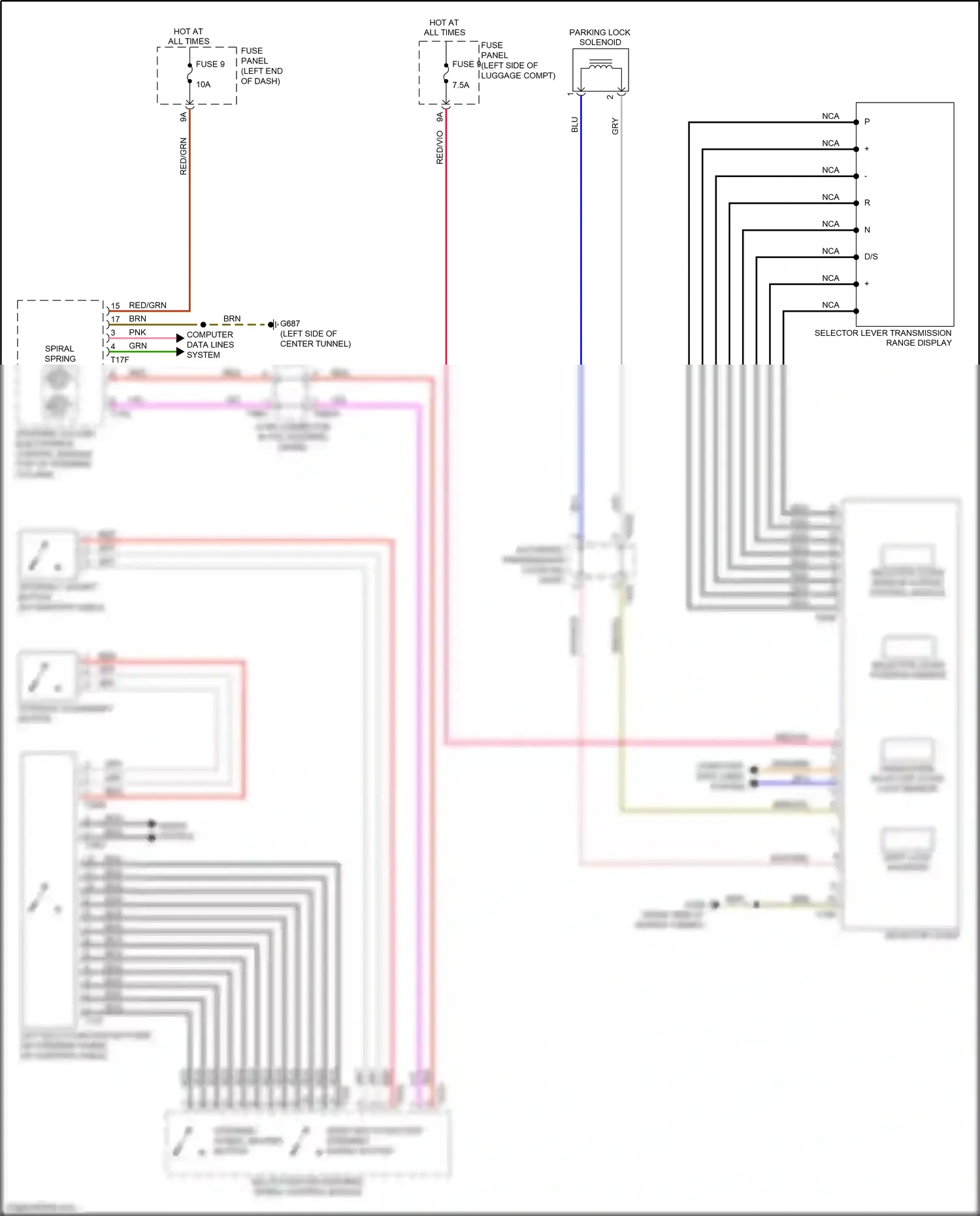 Audi A7 II (2018-2023) vio wiring diagram  (31 of 45)