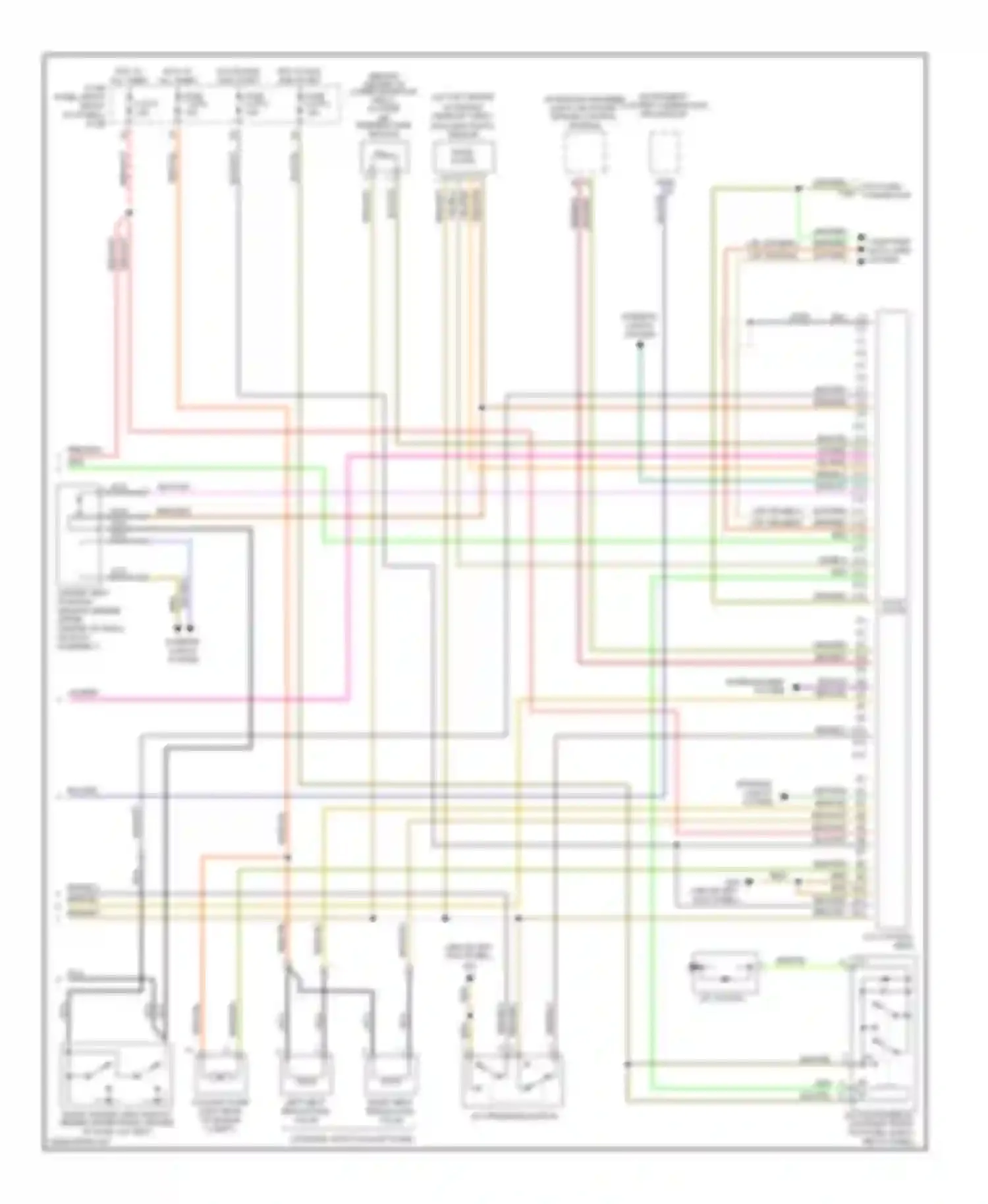 A8 Audi D2 facelift (1999-2002): Automatic a/c circuit (3 of 3)