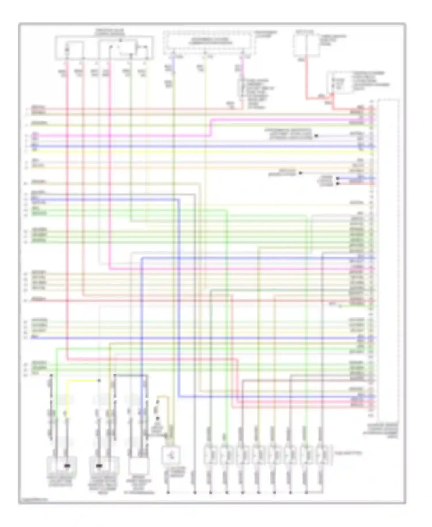 A8 Audi D2 facelift (1999-2002): Wiring diagram engine performance 4.2l (4 of 4)