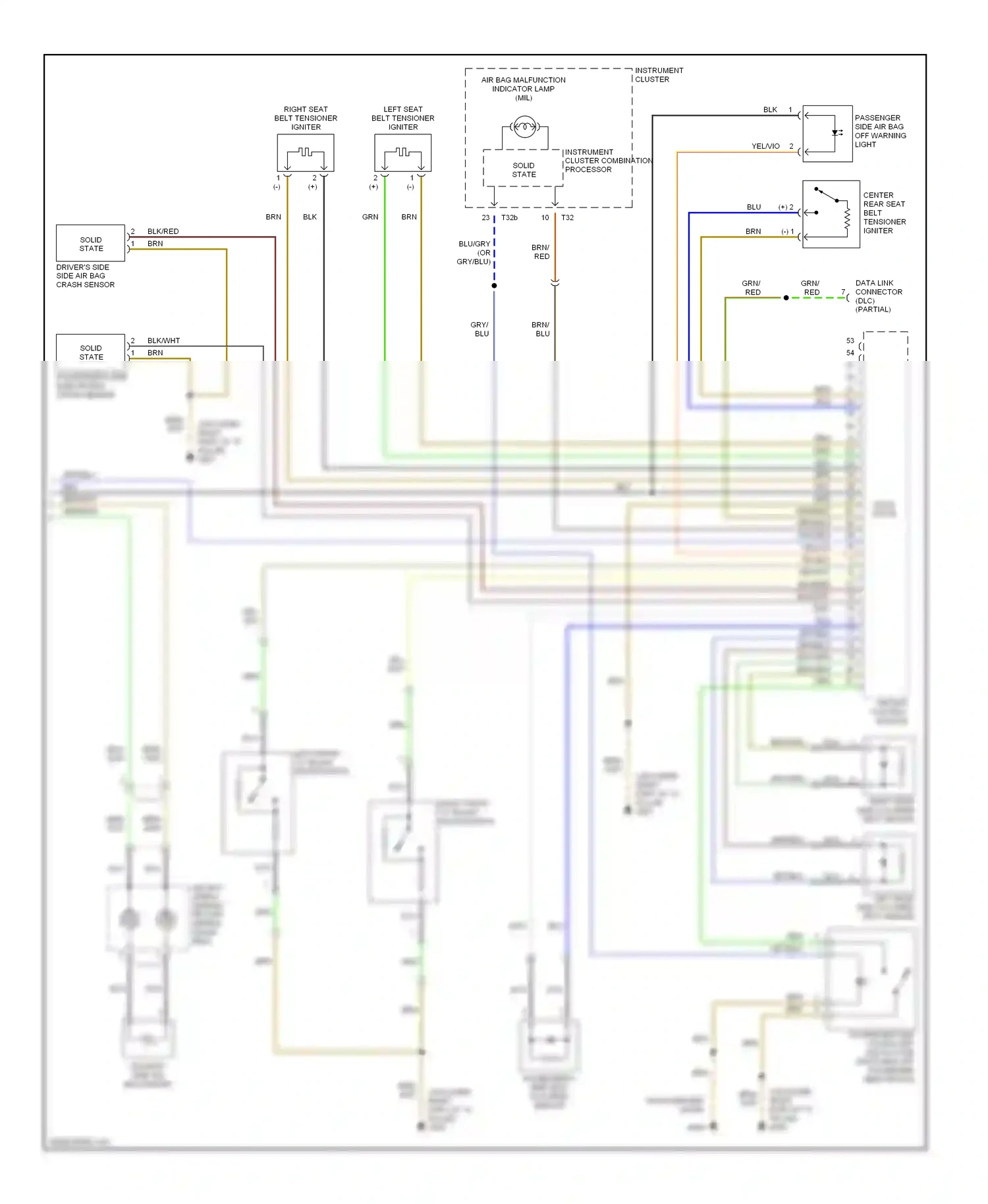 Audi A8 D2 facelift (1999-2002) blk/wht wiring diagram  (17 of 18)