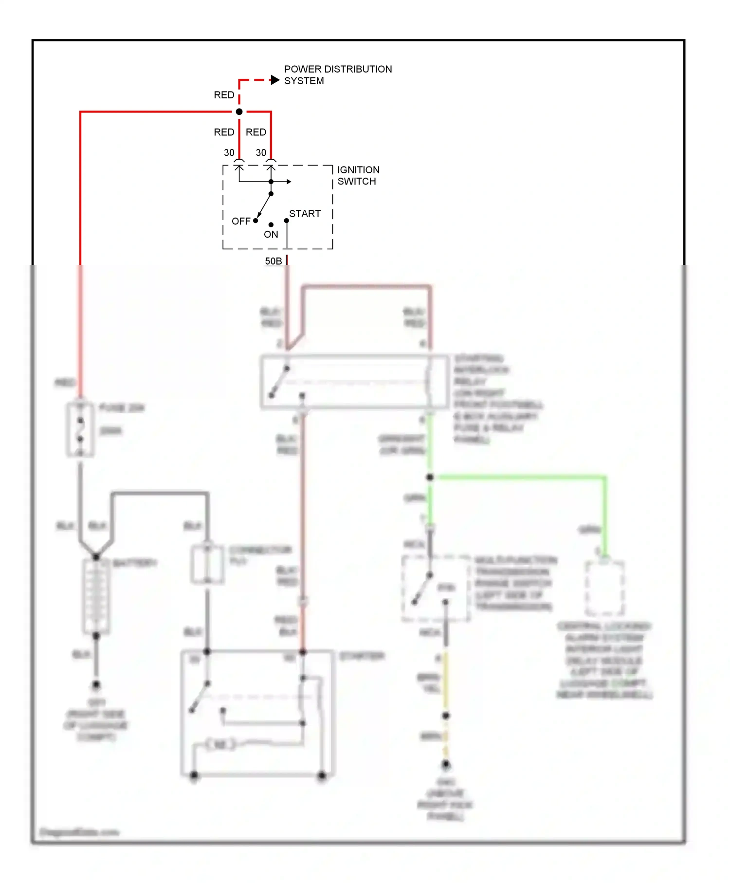 Audi A8 D2 facelift (1999-2002) off wiring diagram  (14 of 15)