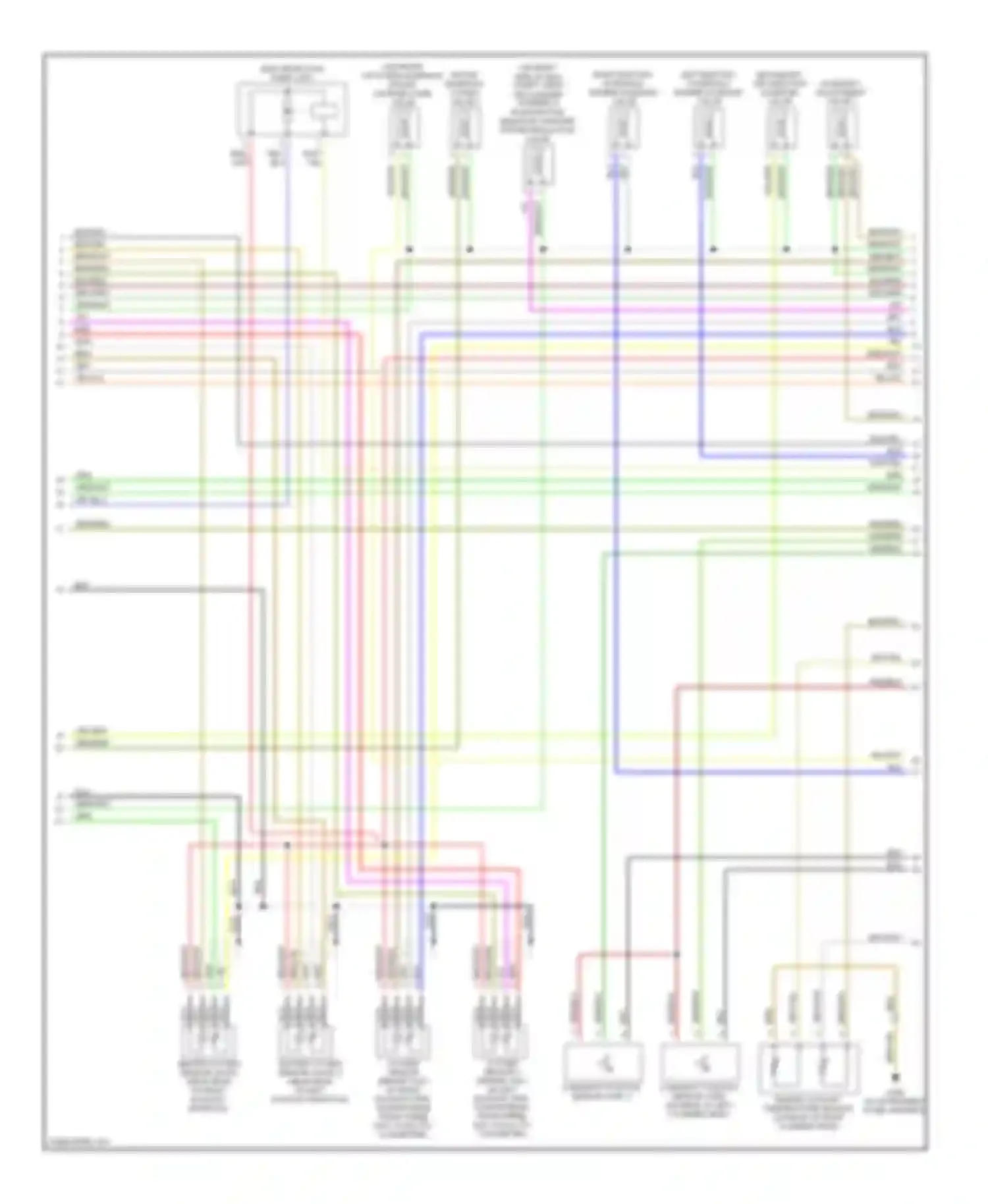 Wiring diagram grn/blk for Audi A8 D2 facelift (1999-2002)