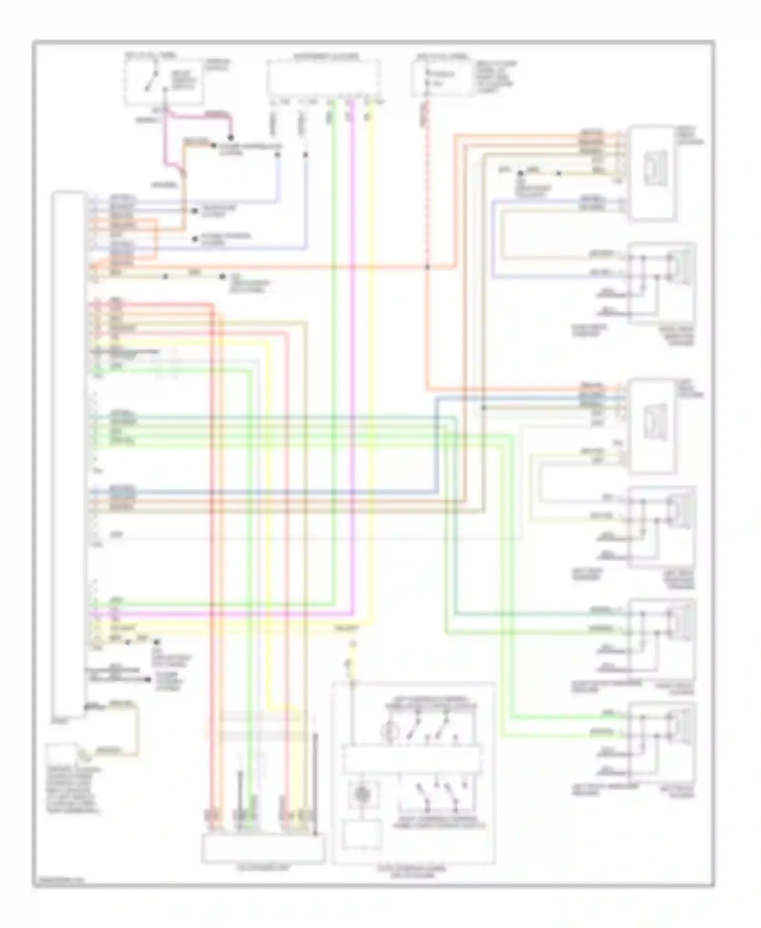 A8 Audi D2 (1994-1999): Radio circuit, base
