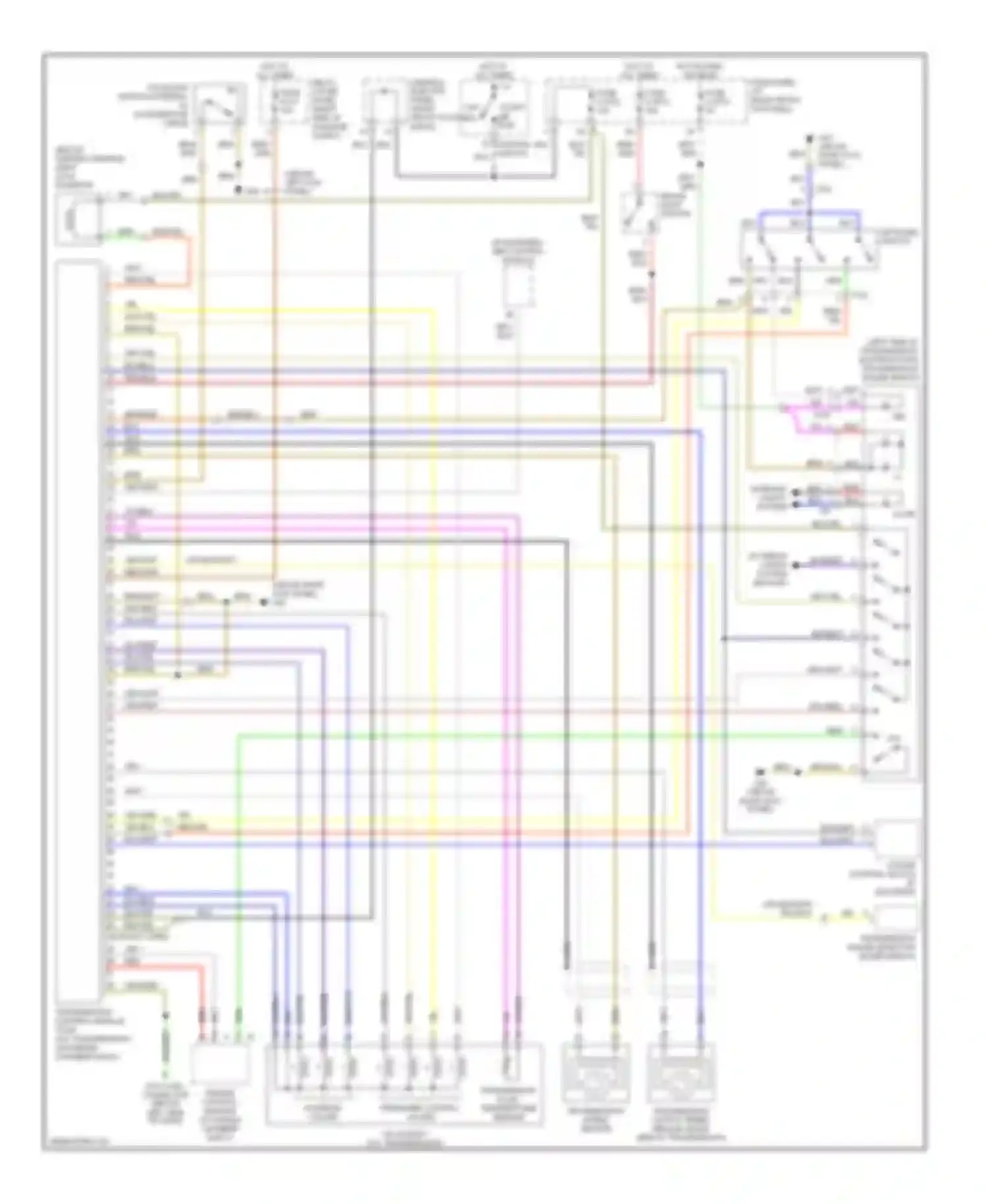 A8 Audi D2 (1994-1999): A/t circuit, fwd
