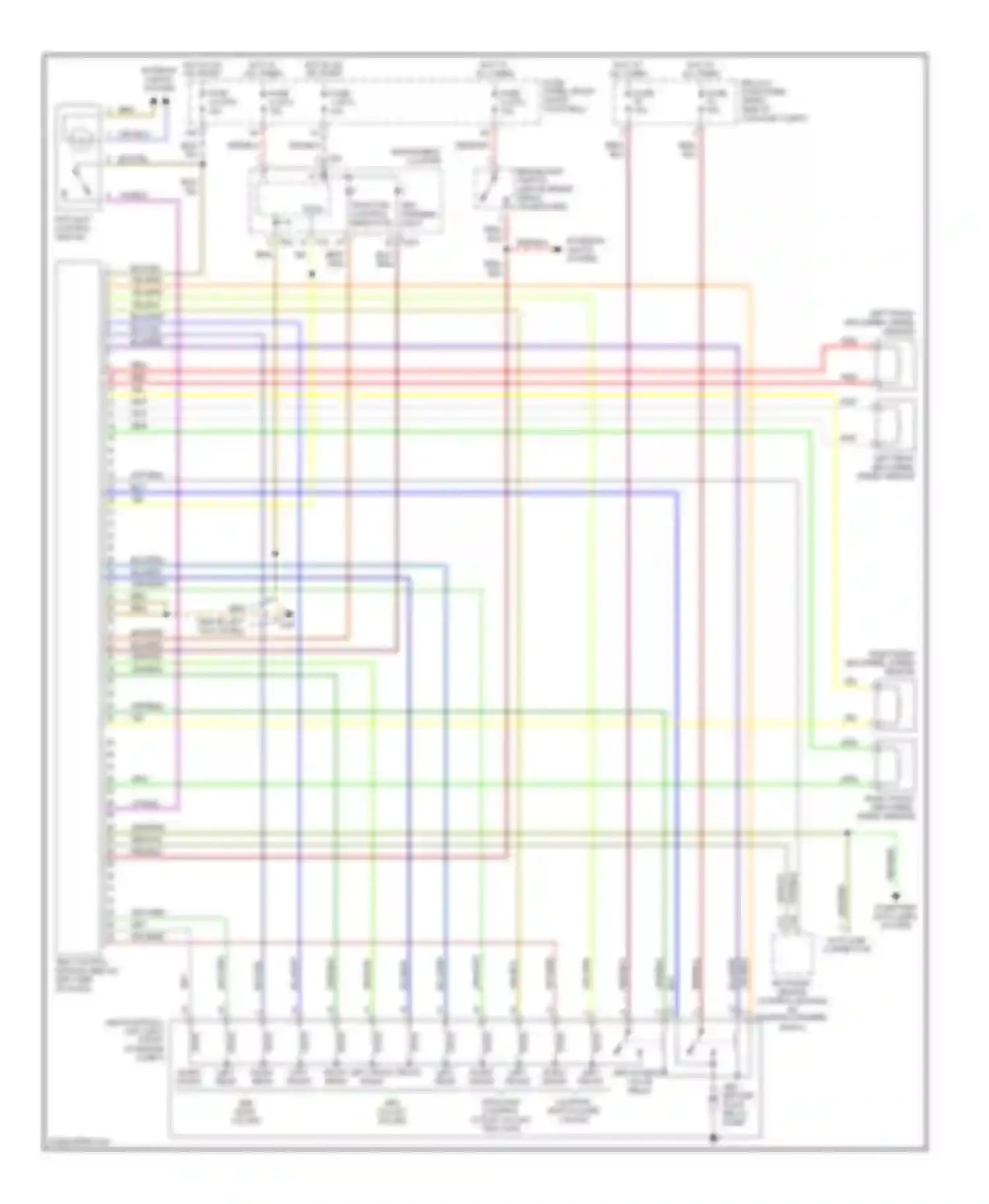 Wiring diagram hot at all times for Audi A8 D2 (1994-1999) (2 of 43)