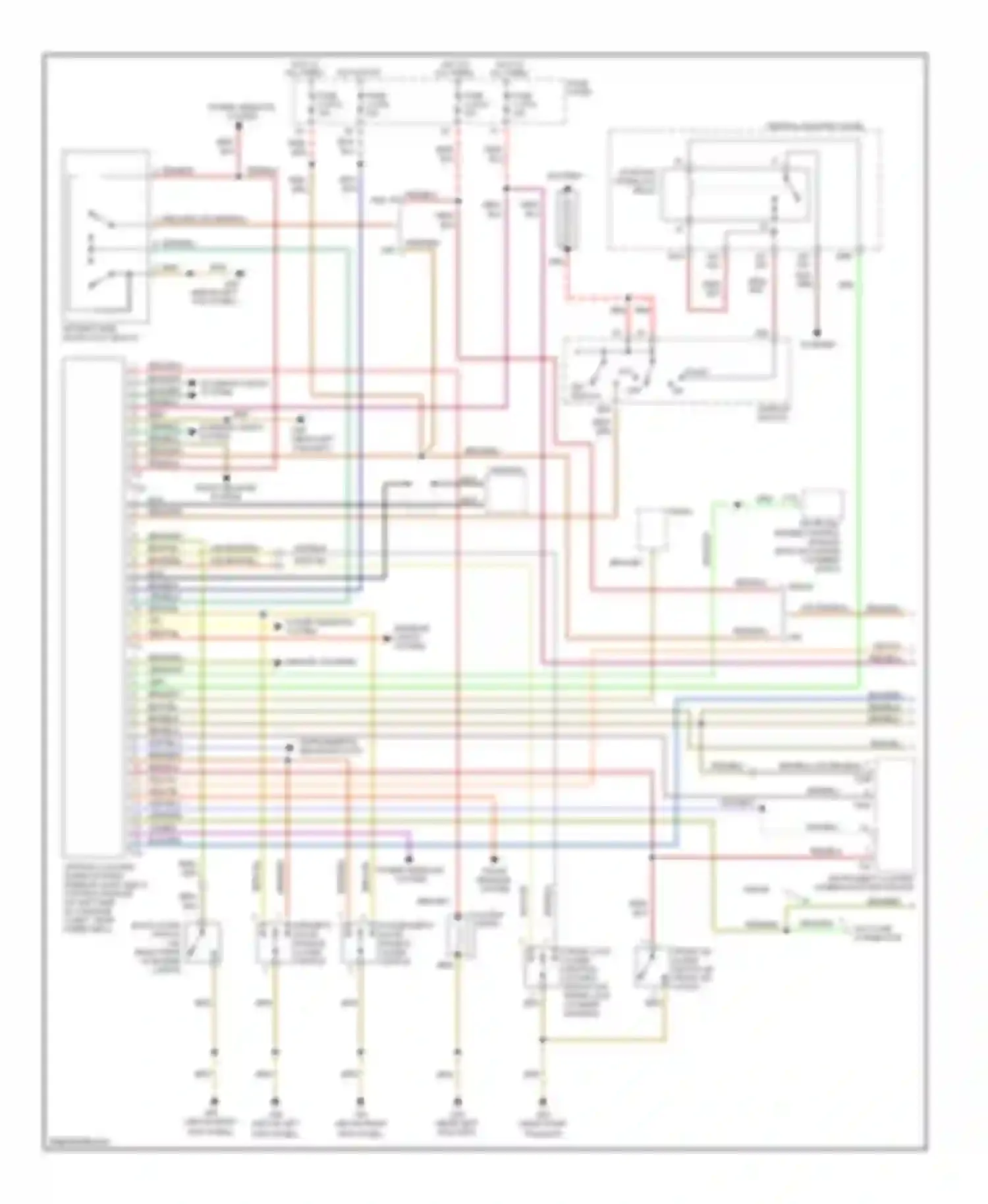 Wiring diagram grn for Audi A8 D2 (1994-1999)