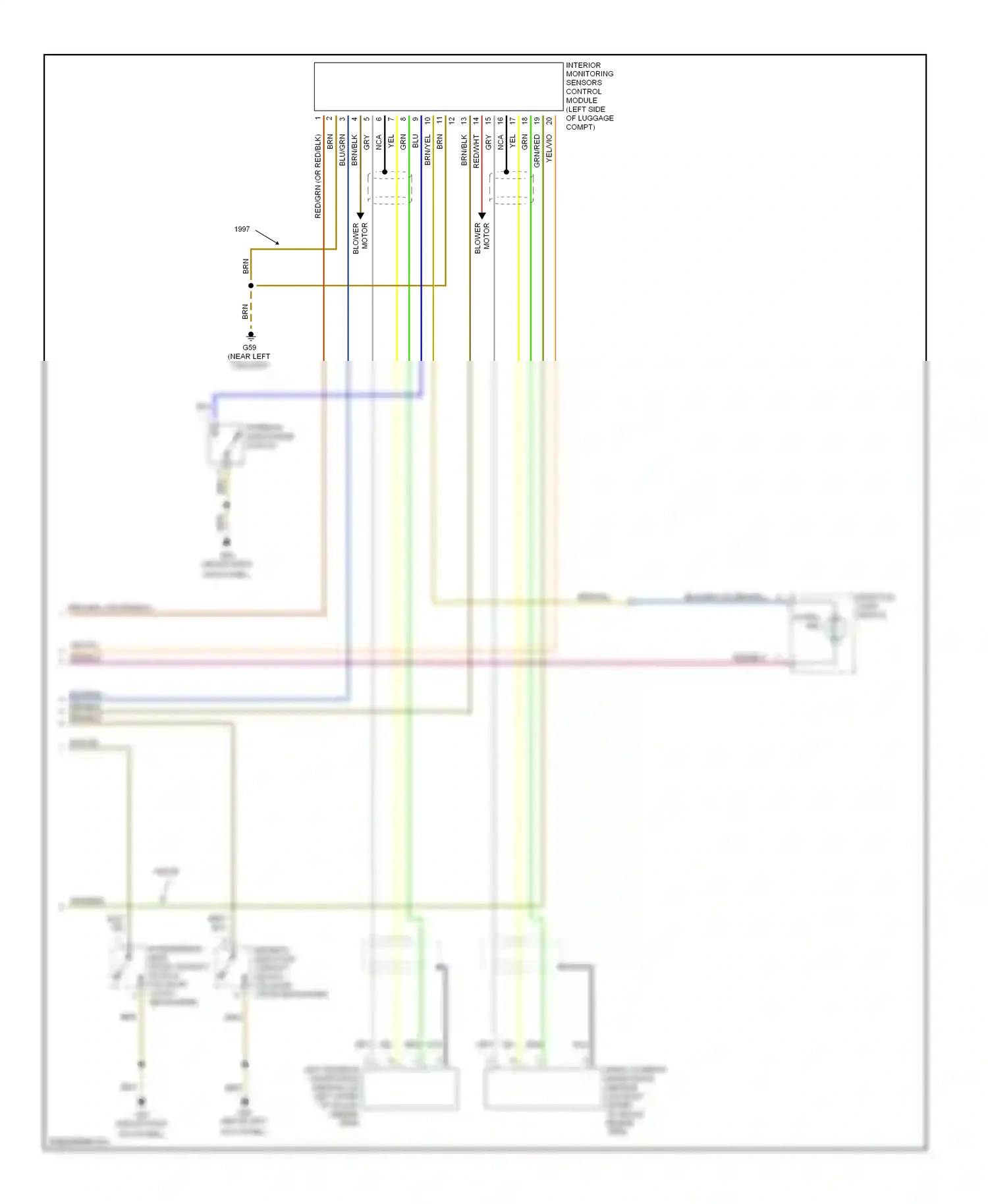 Wiring diagram red/blu for Audi A8 D2 (1994-1999) (8 of 26)