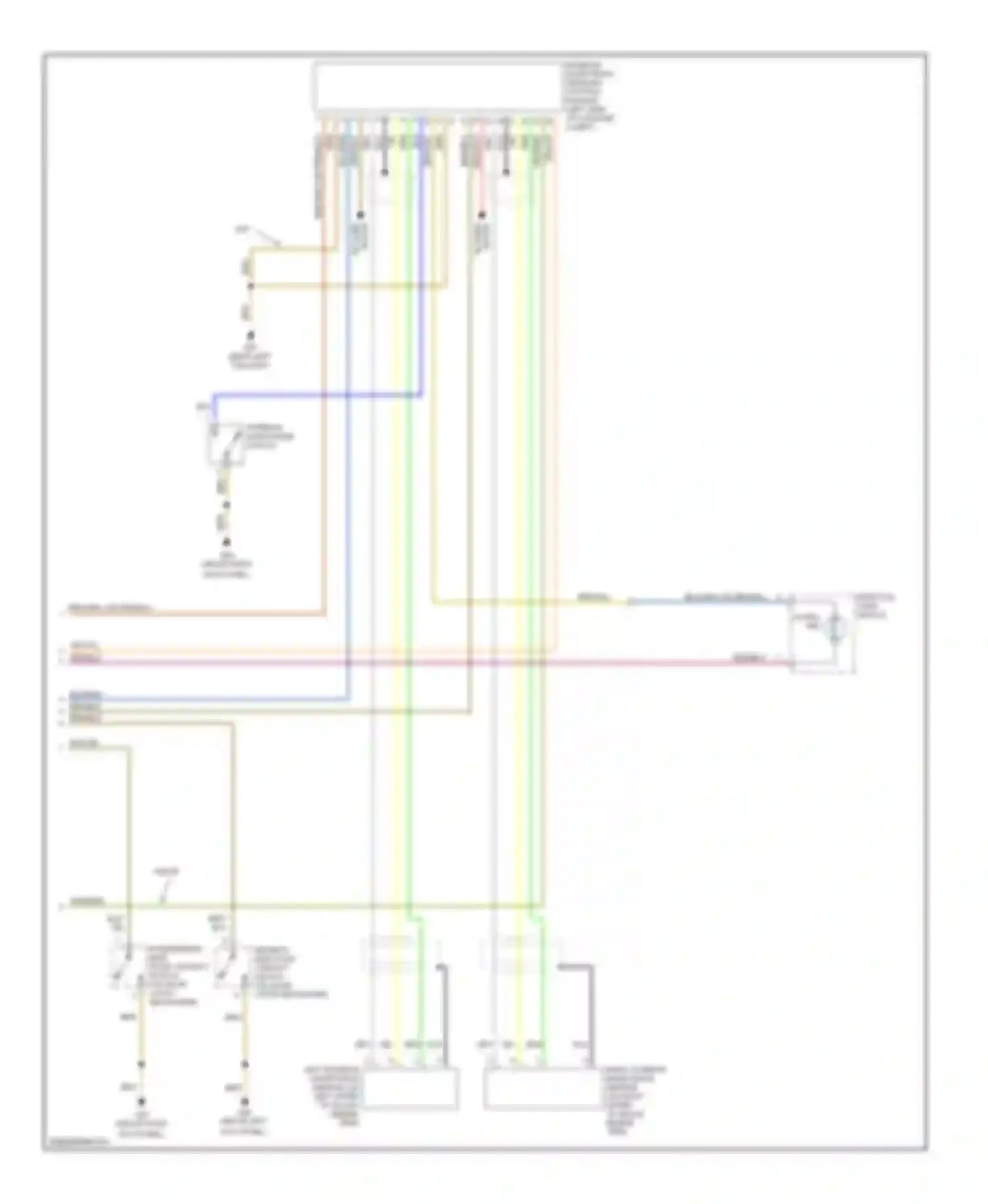 Wiring diagram red/wht for Audi A8 D2 (1994-1999) (10 of 21)