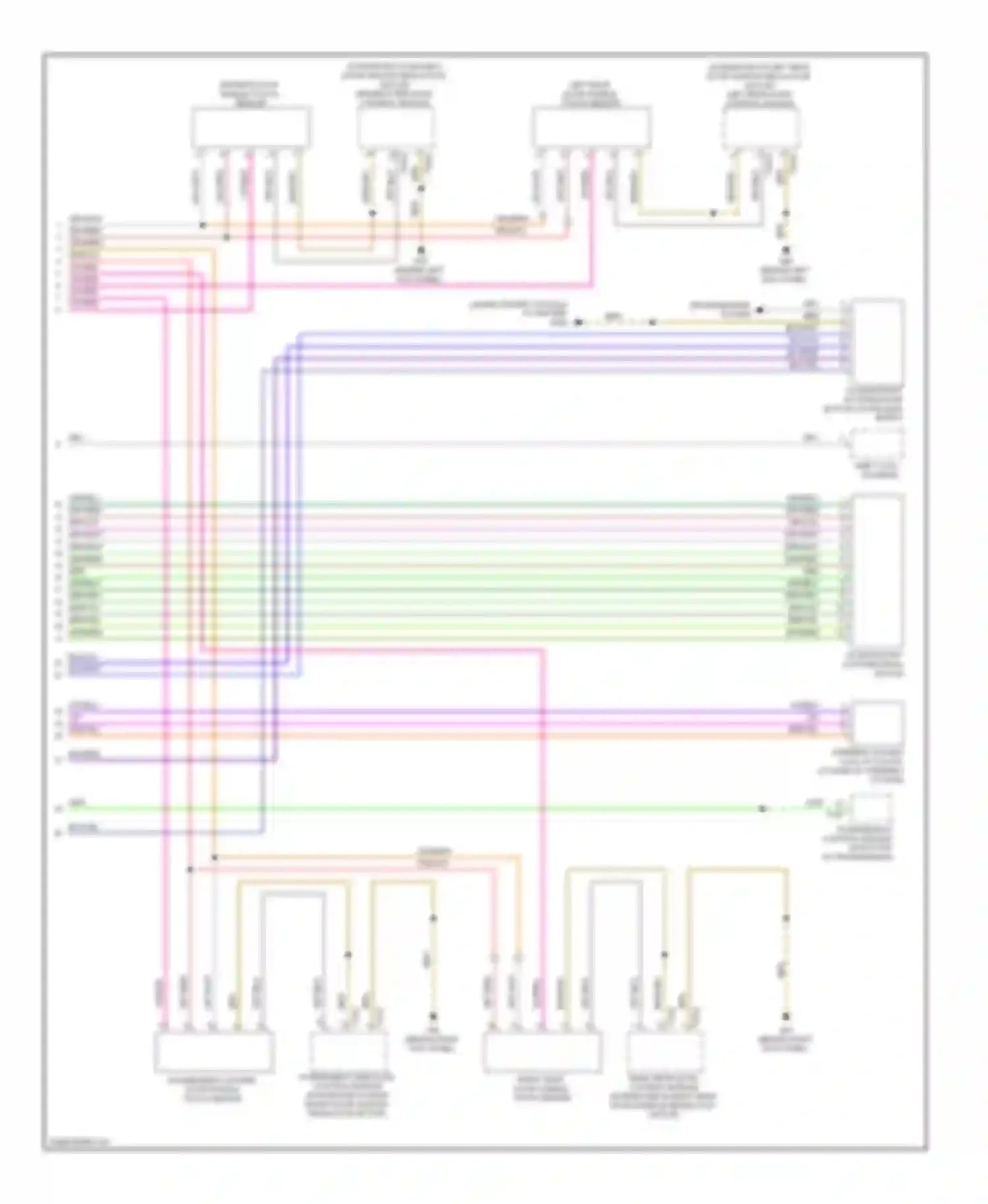 A8 Audi D3 facelift 2 (2007-2010): Access/start circuit (2 of 2)