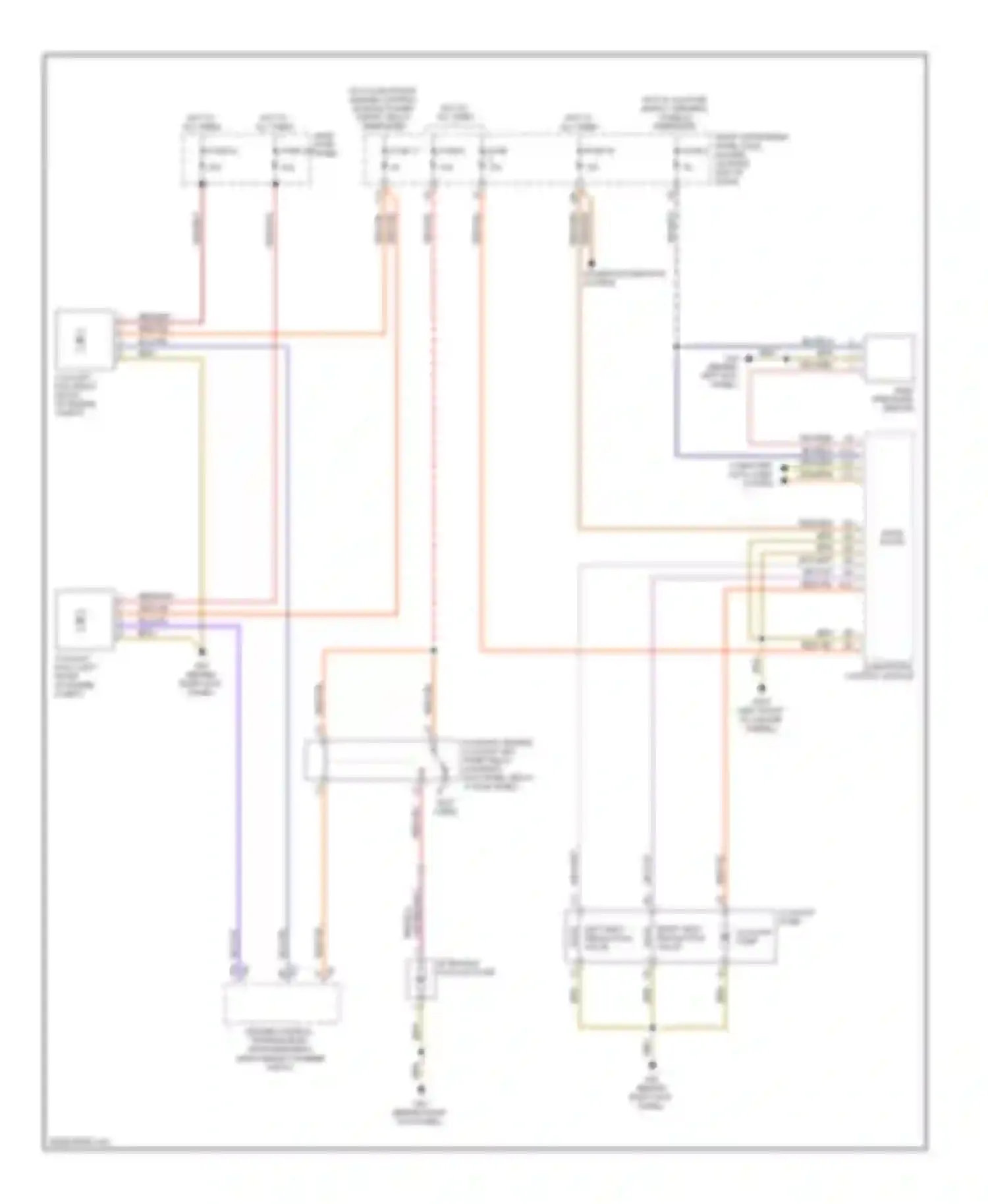 A8 Audi D3 facelift 2 (2007-2010): 6.0l, cooling fan circuit