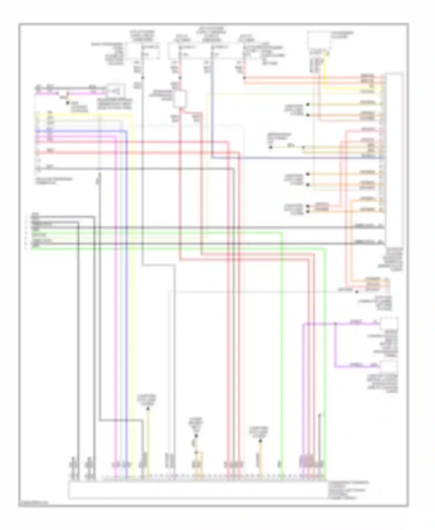 A8 Audi D3 facelift 2 (2007-2010): Navigation circuit, base radio (4 of 4)