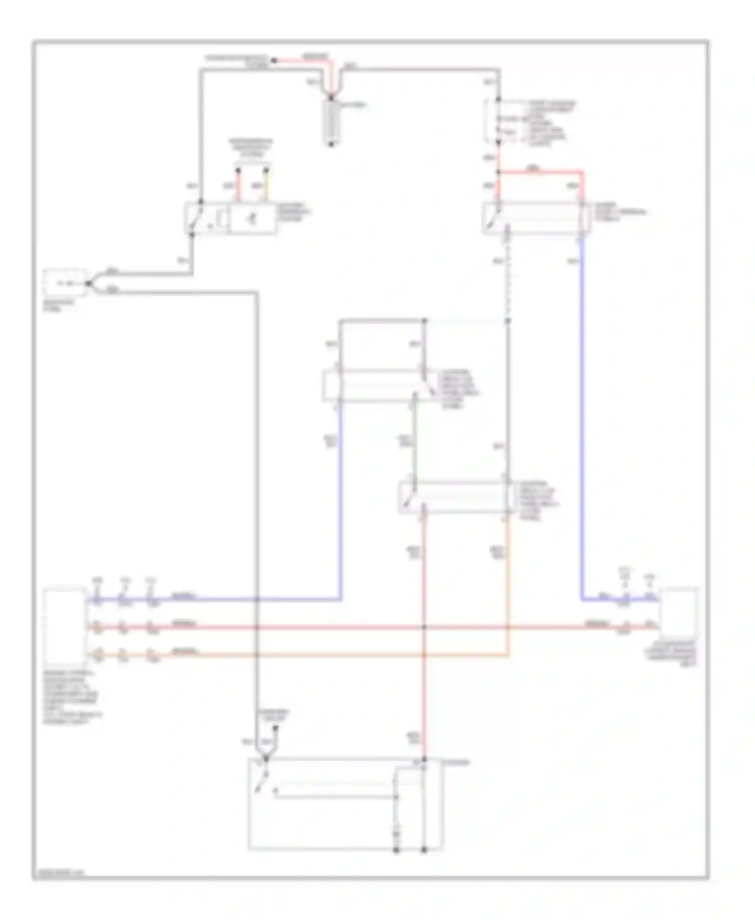 Wiring diagram charging circuit for Audi A8 D3 facelift 2 (2007-2010) (1 of 1)