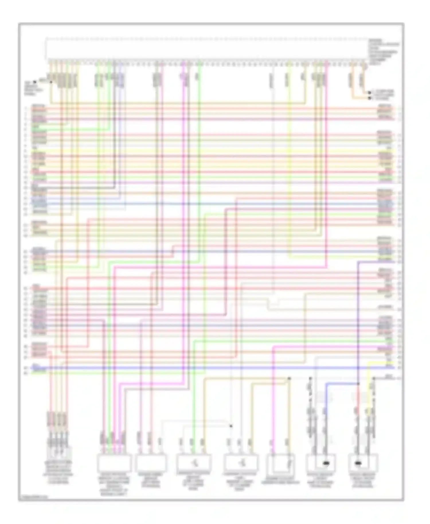 Wiring diagram heated oxygen for Audi A8 D3 facelift 2 (2007-2010)
