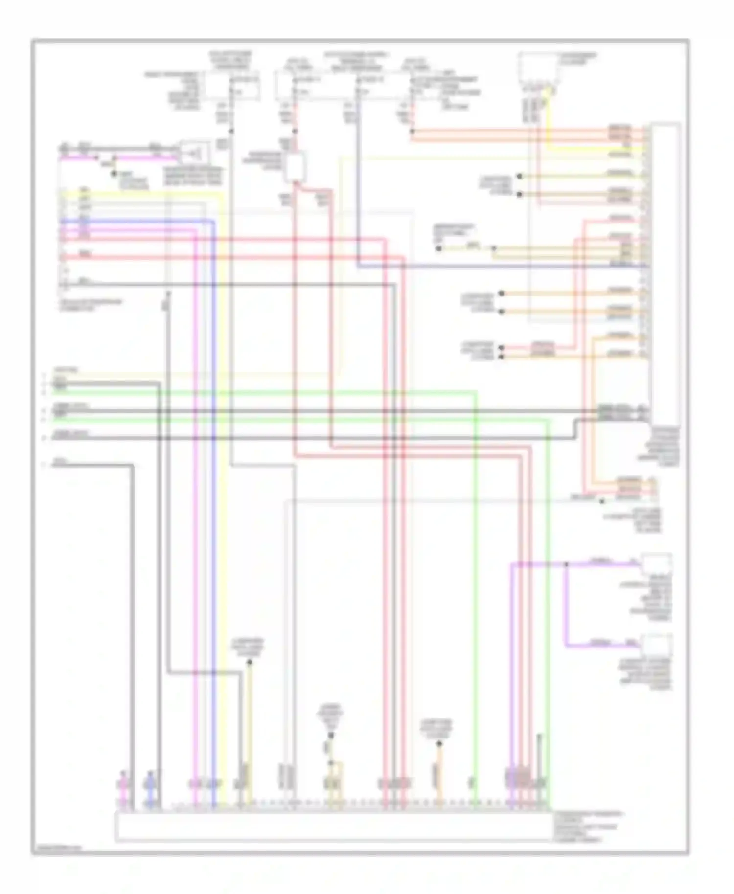 Wiring diagram fuse 20 for Audi A8 D3 facelift 2 (2007-2010) (3 of 7)