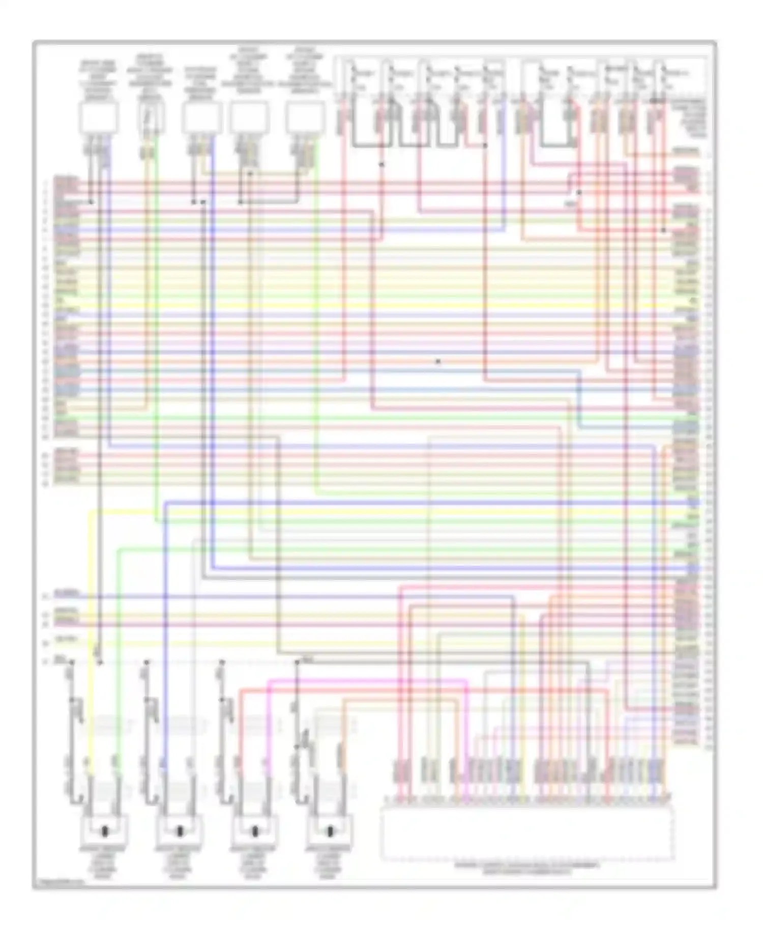 Wiring diagram fuse 7 for Audi A8 D3 facelift 2 (2007-2010) (7 of 7)
