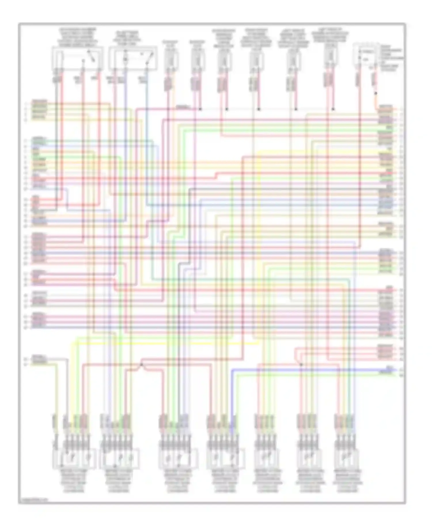 Wiring diagram heated oxygen for Audi A8 D3 facelift 2 (2007-2010)