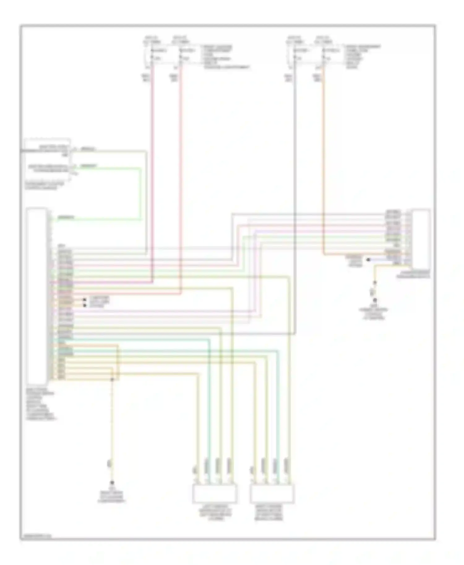 Wiring diagram fuse 8 for Audi A8 D3 facelift 2 (2007-2010)