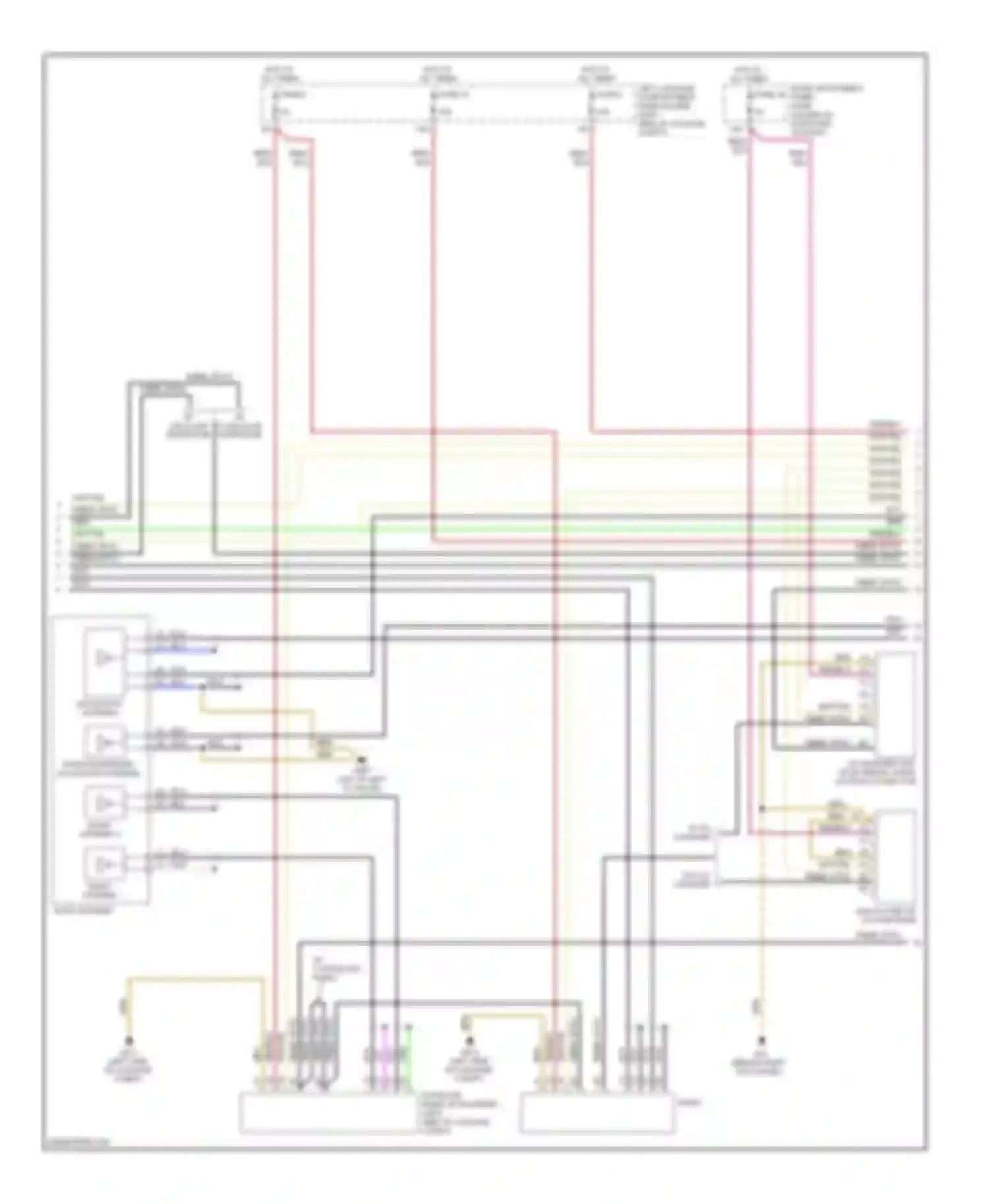 Wiring diagram red/blu for Audi A8 D3 facelift 2 (2007-2010) (44 of 51)