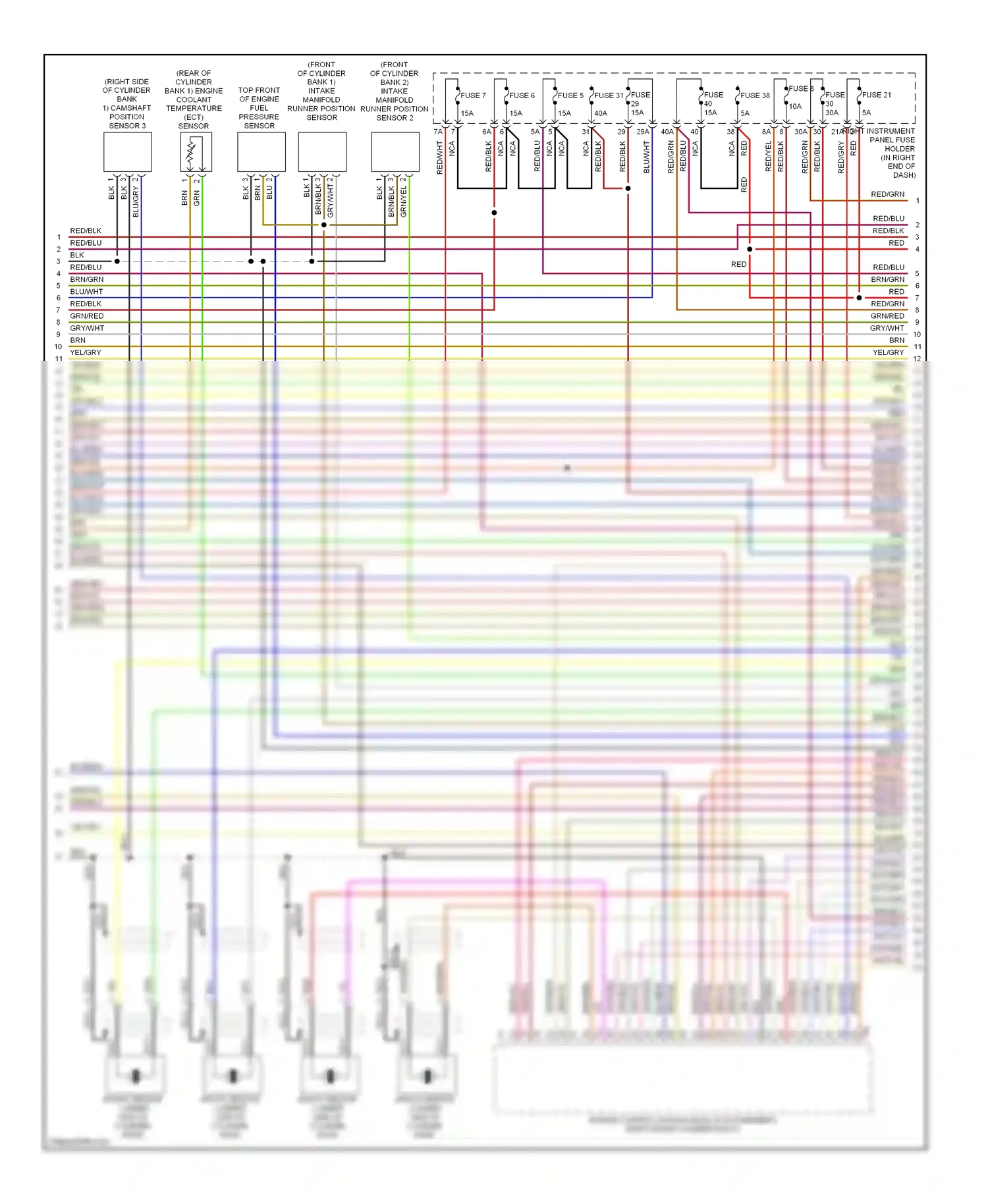 Audi A8 D3 facelift 2 (2007-2010) red/yel wiring diagram  (16 of 56)