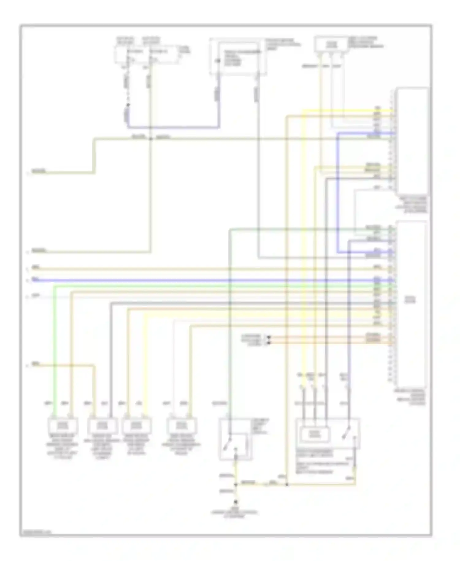 Wiring diagram solid state for Audi A8 D3 facelift 2 (2007-2010)