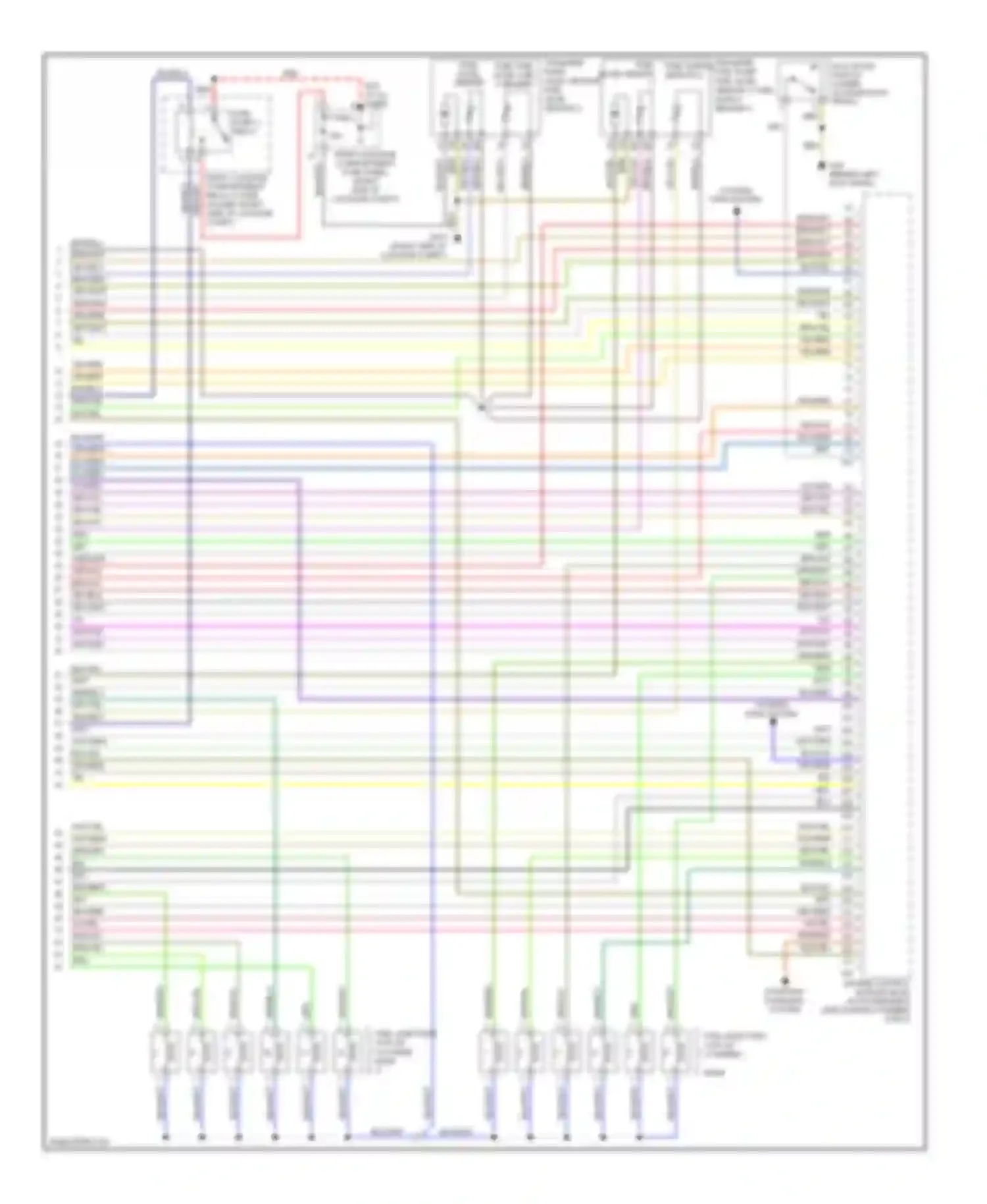 Wiring diagram fuse 2 for Audi A8 D3 facelift 2 (2007-2010)