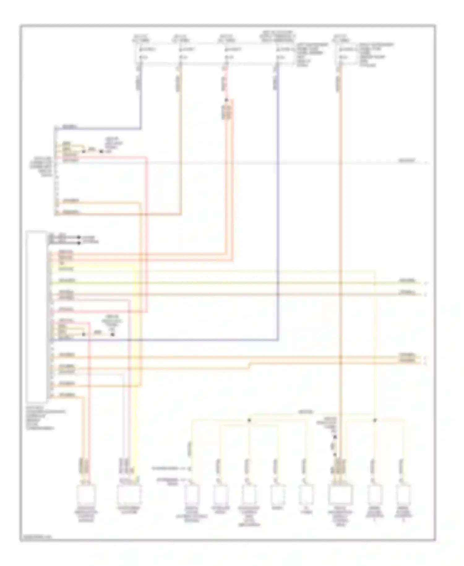 A8 Audi D3 facelift (2005-2007): Computer data lines circuit (1 of 3)