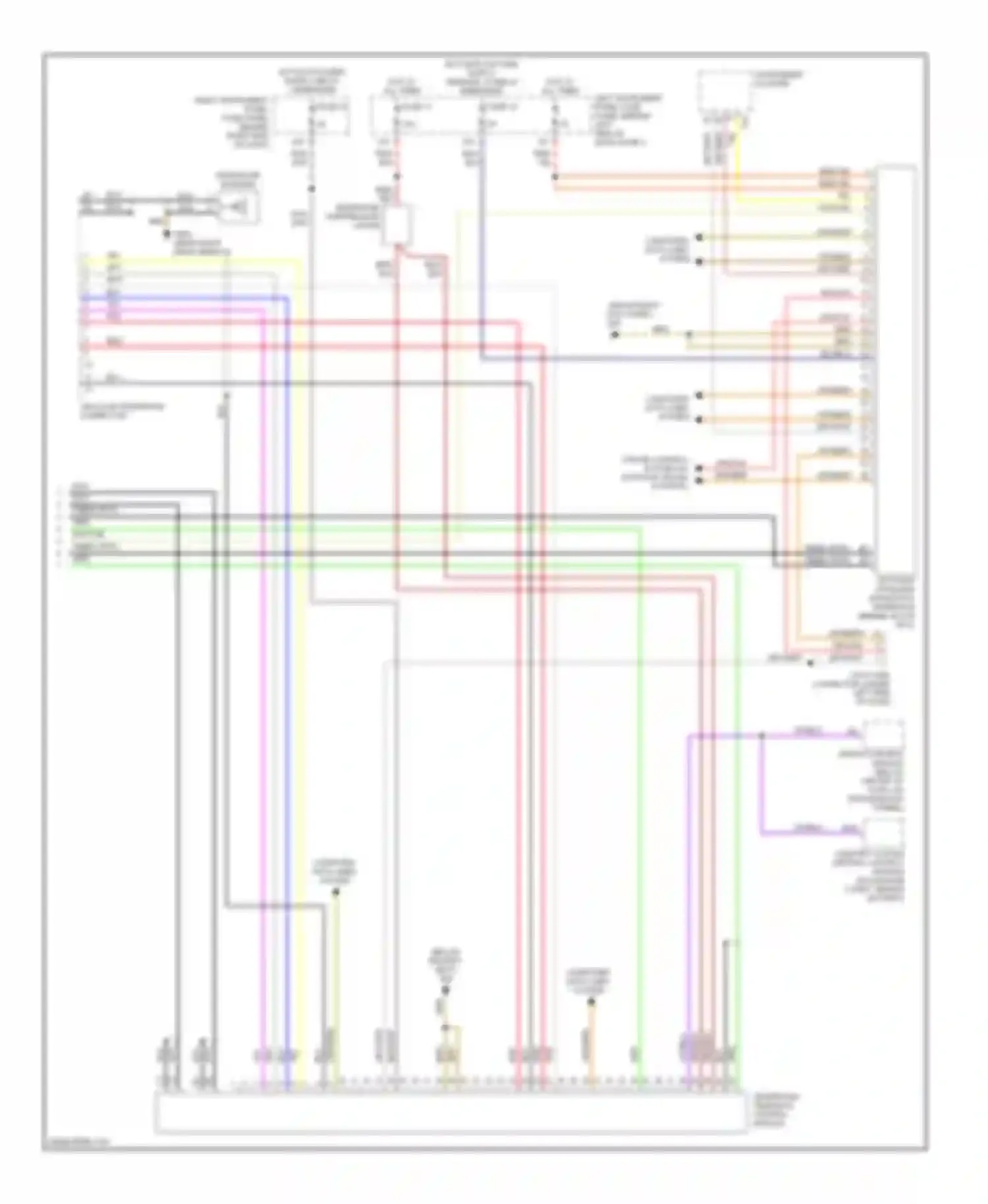 A8 Audi D3 facelift (2005-2007): Navigation circuit, base radio (4 of 4)