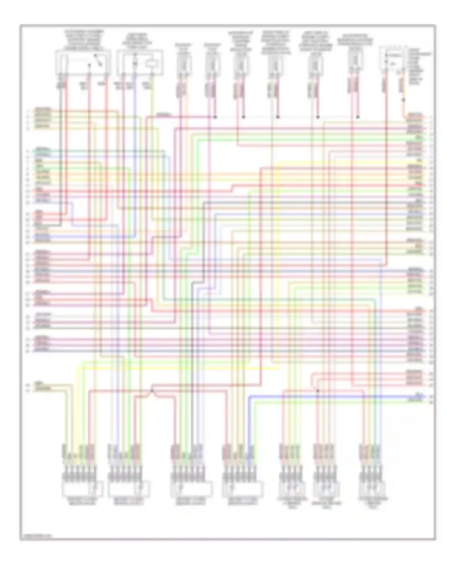 Wiring diagram blk/brn for Audi A8 D3 facelift (2005-2007) (9 of 10)