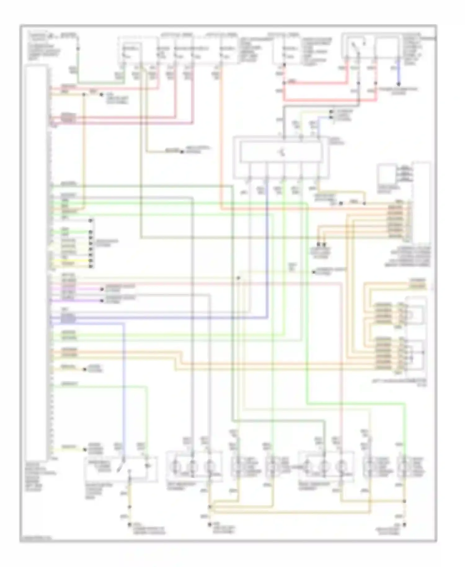 Wiring diagram blk/grn for Audi A8 D3 facelift (2005-2007) (7 of 25)