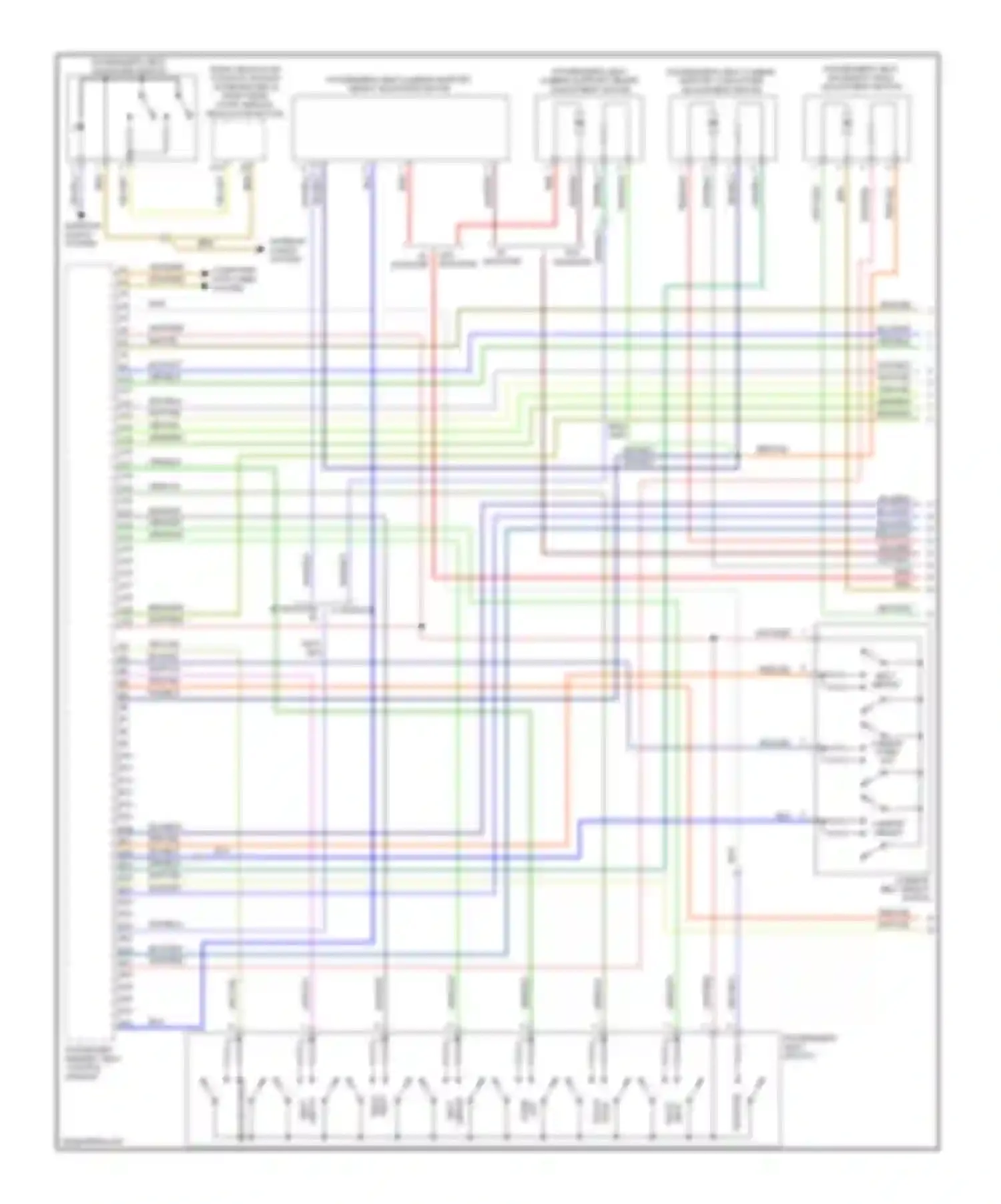 Wiring diagram blu/grn for Audi A8 D3 facelift (2005-2007) (14 of 18)