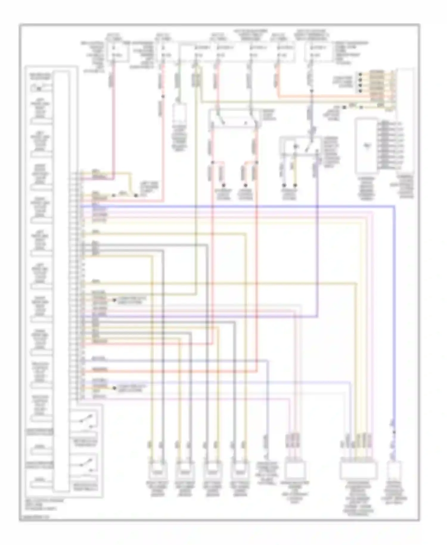 Wiring diagram brn for Audi A8 D3 facelift (2005-2007) (2 of 102)