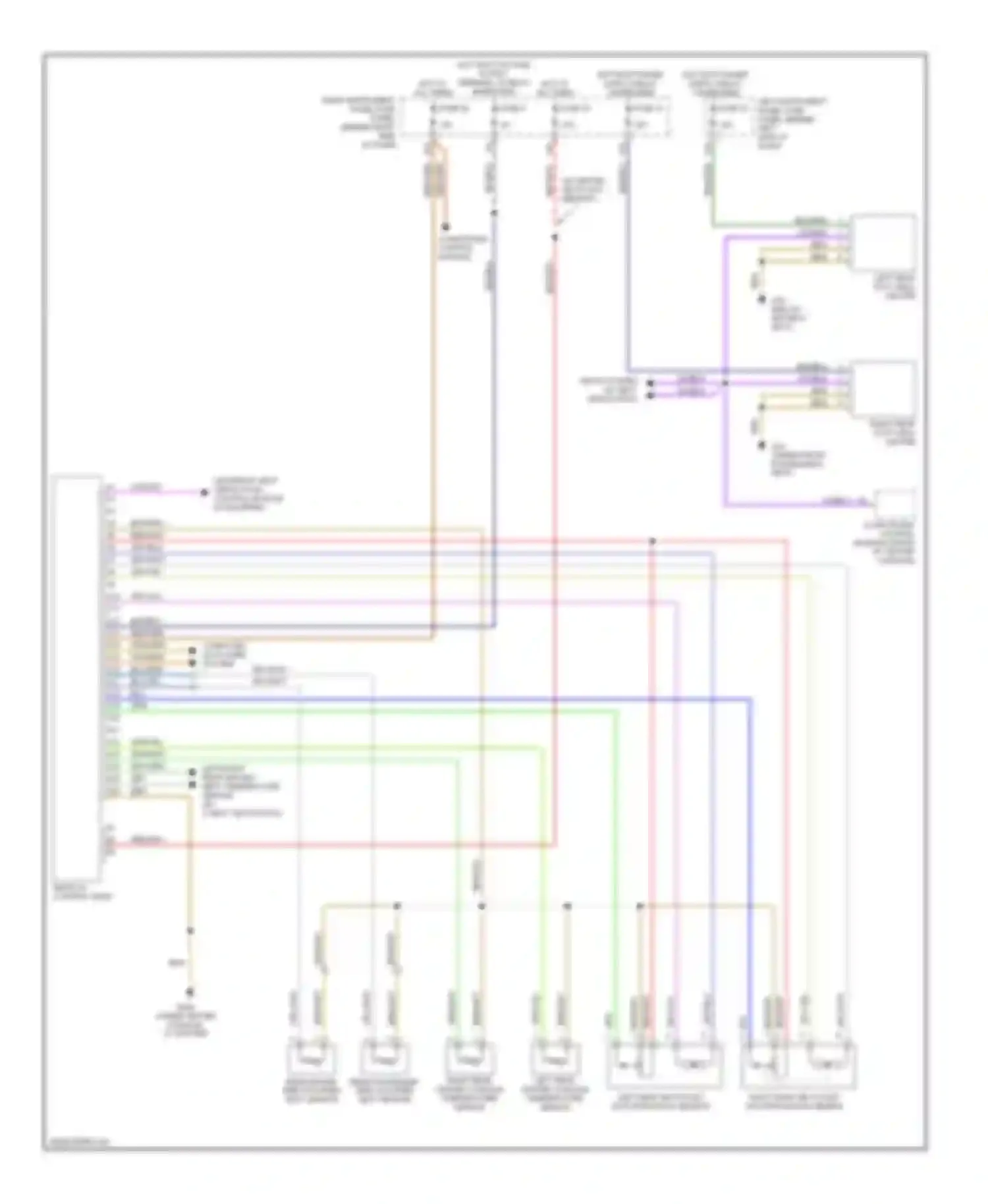 Wiring diagram grn/wht for Audi A8 D3 facelift (2005-2007) (10 of 26)