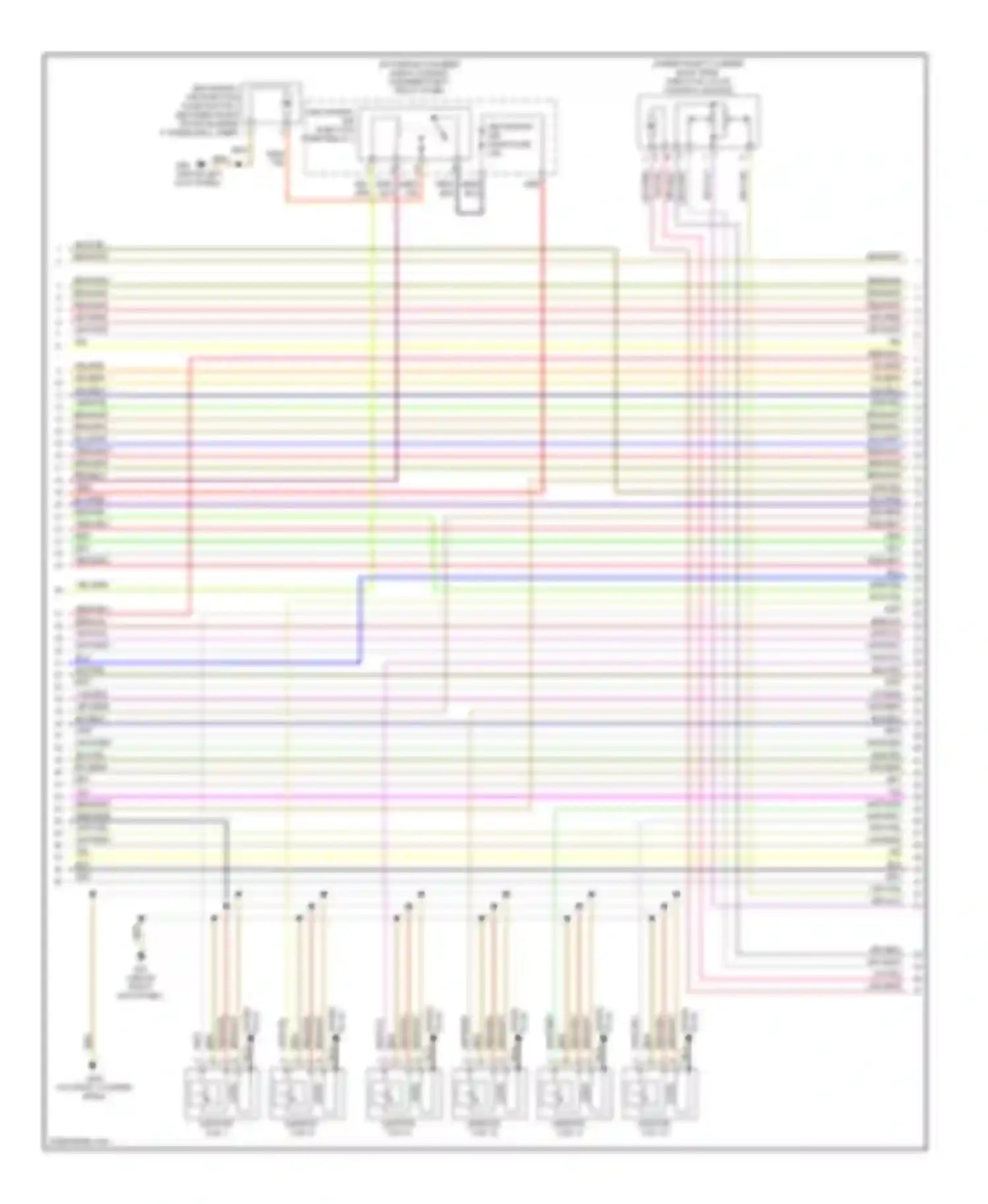 Wiring diagram spark plug for Audi A8 D3 facelift (2005-2007)