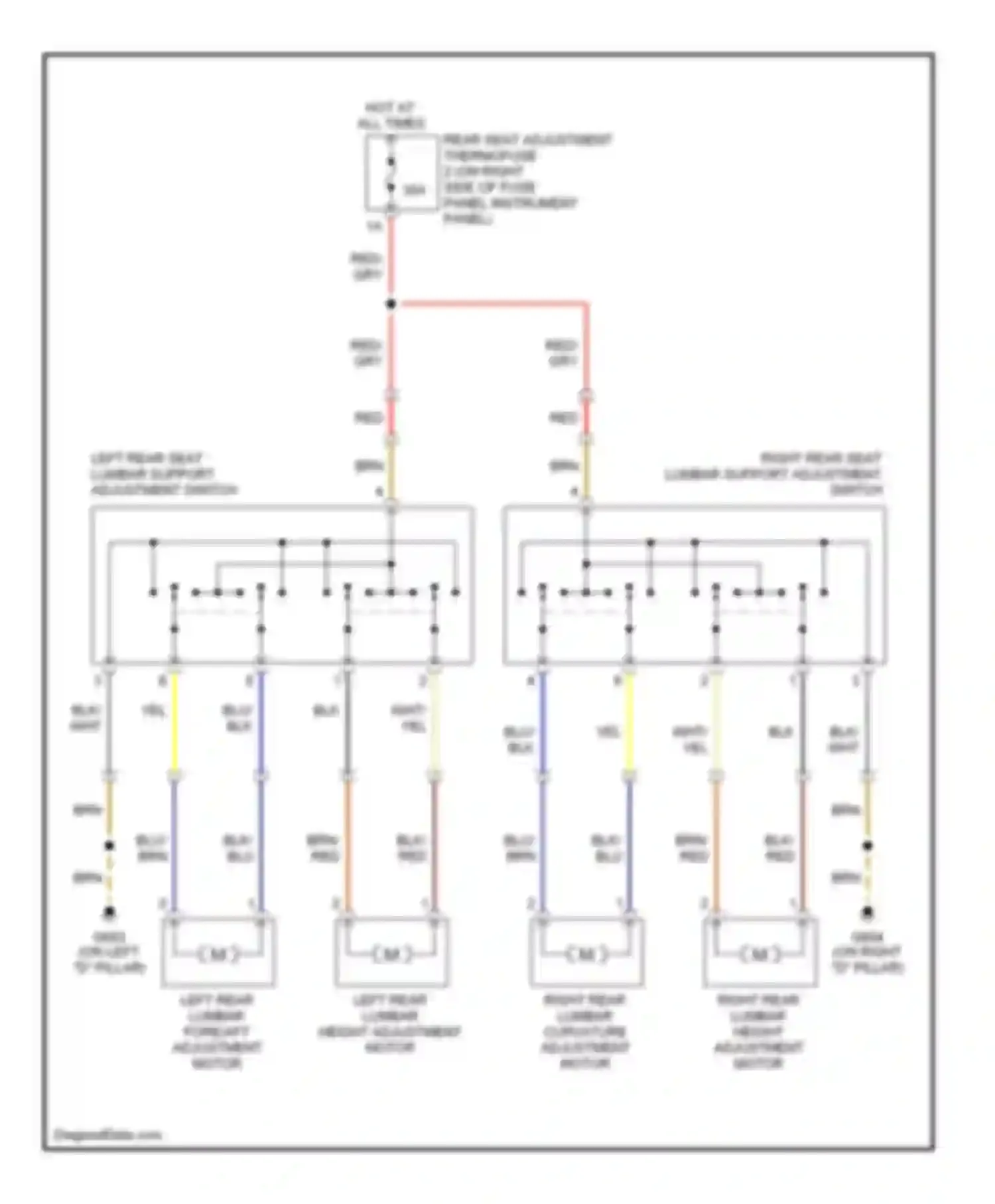 Wiring diagram blk for Audi A8 D3 facelift (2005-2007)