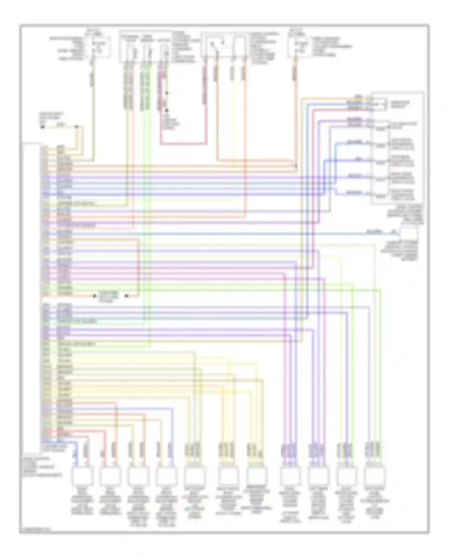 Wiring diagram yel/blk for Audi A8 D3 facelift (2005-2007) (1 of 8)