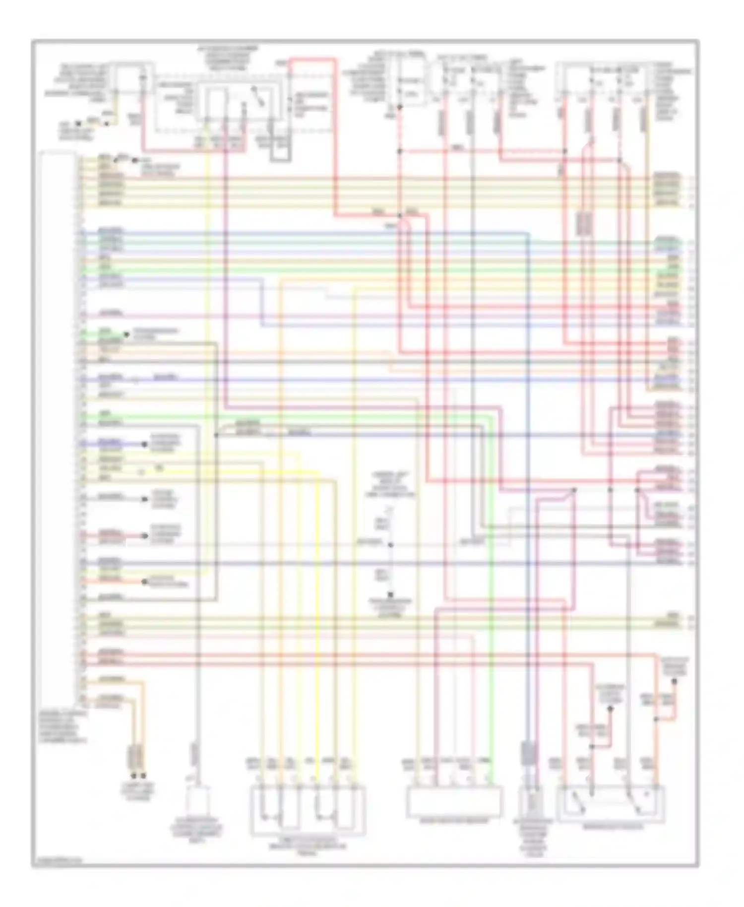 Wiring diagram yel/vio for Audi A8 D3 facelift (2005-2007) (5 of 6)