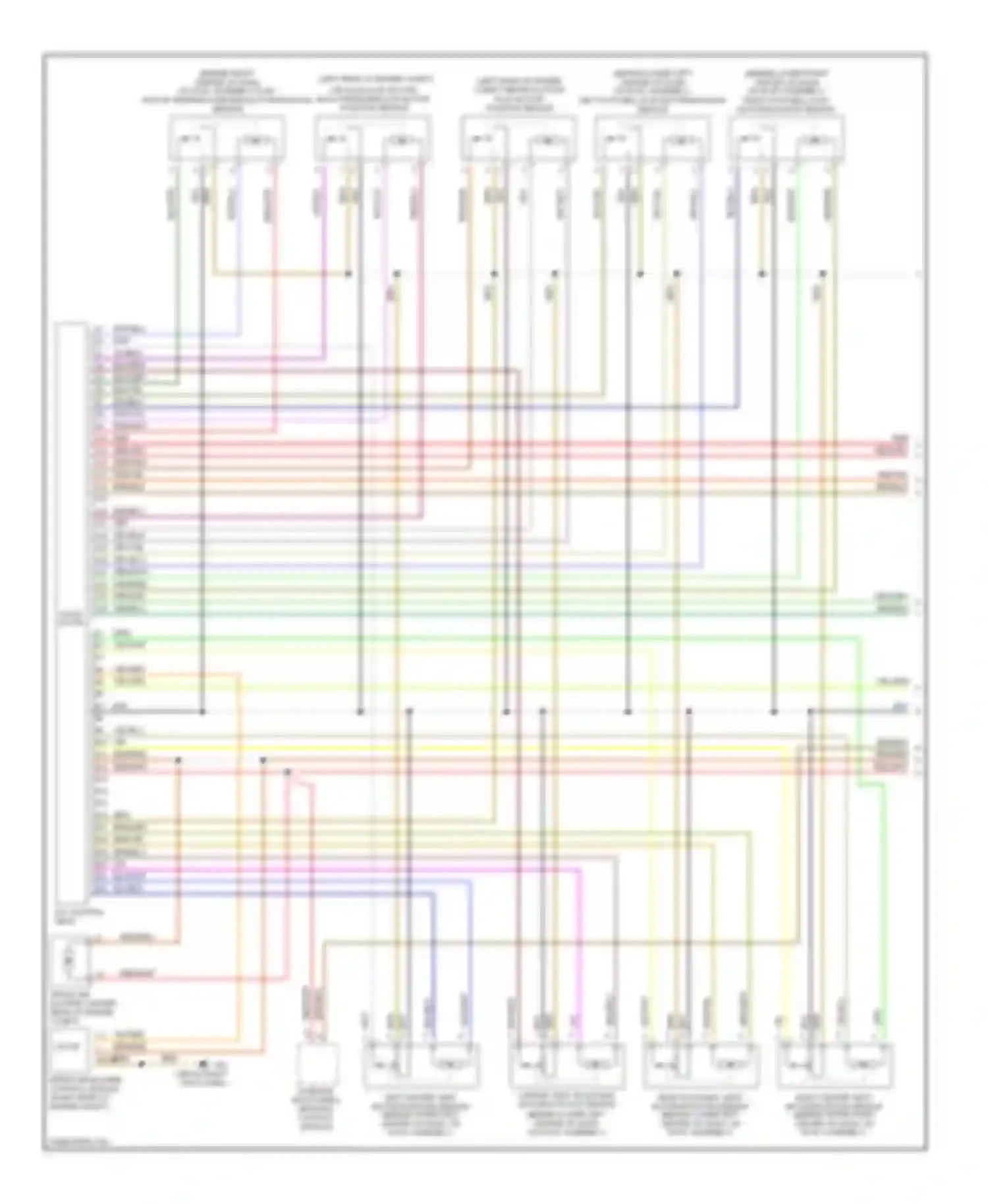 A8 Audi D3 (2002-2005): Automatic a/c circuit (1 of 3)
