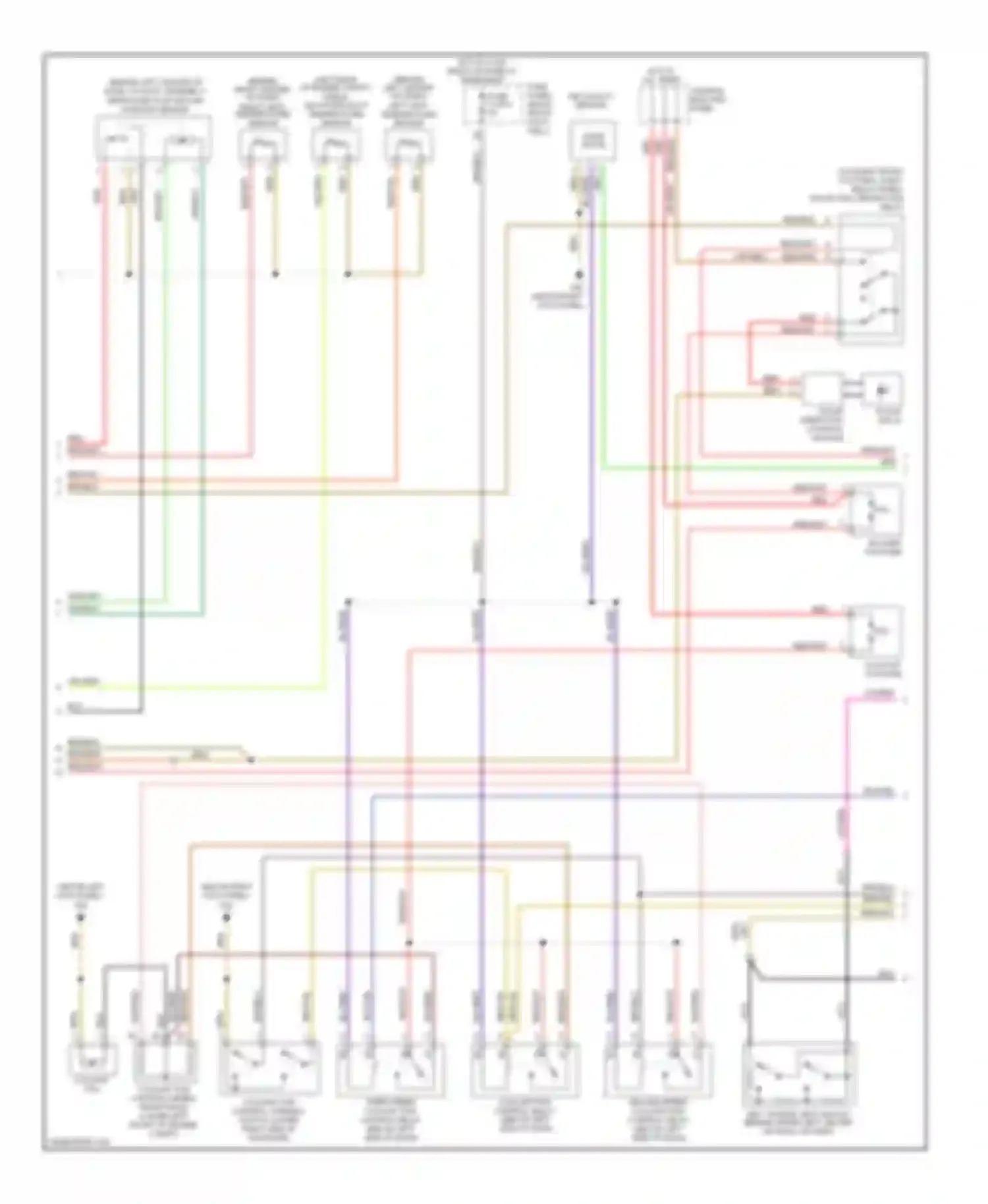A8 Audi D3 (2002-2005): Automatic a/c circuit (2 of 3)