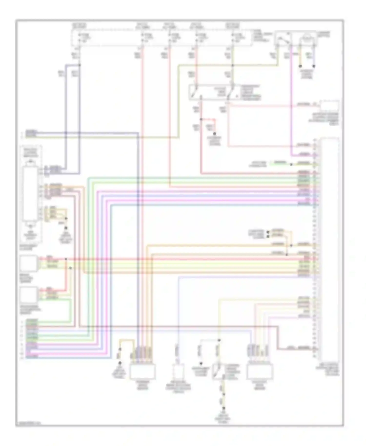 A8 Audi D3 (2002-2005): Anti-lock brakes circuit (2 of 2)