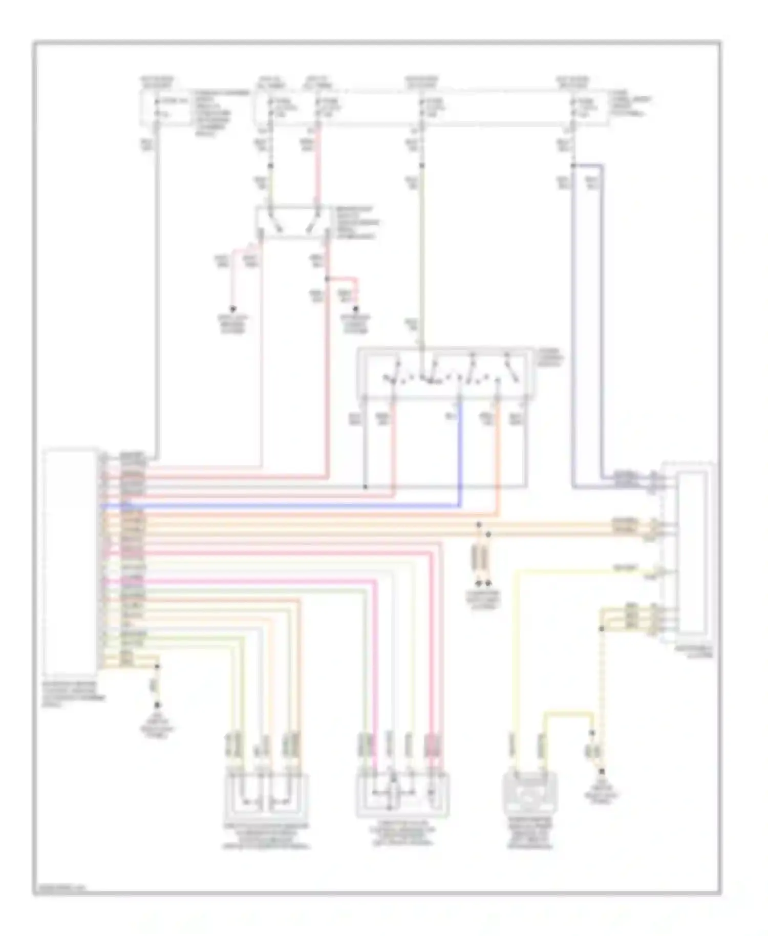 A8 Audi D3 (2002-2005): Cruise control circuit