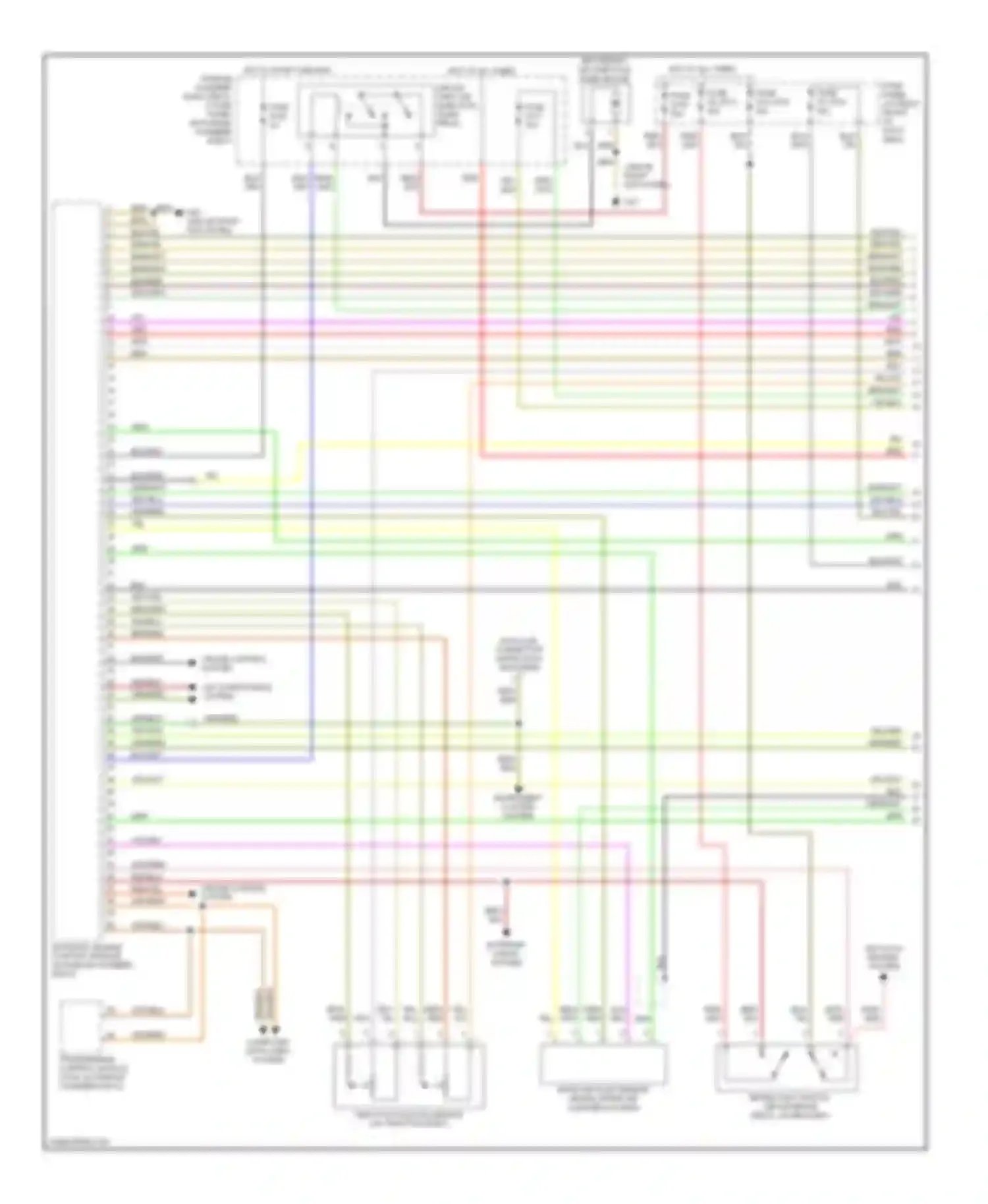 A8 Audi D3 (2002-2005): Wiring diagram engine performance 4.2l (1 of 4)