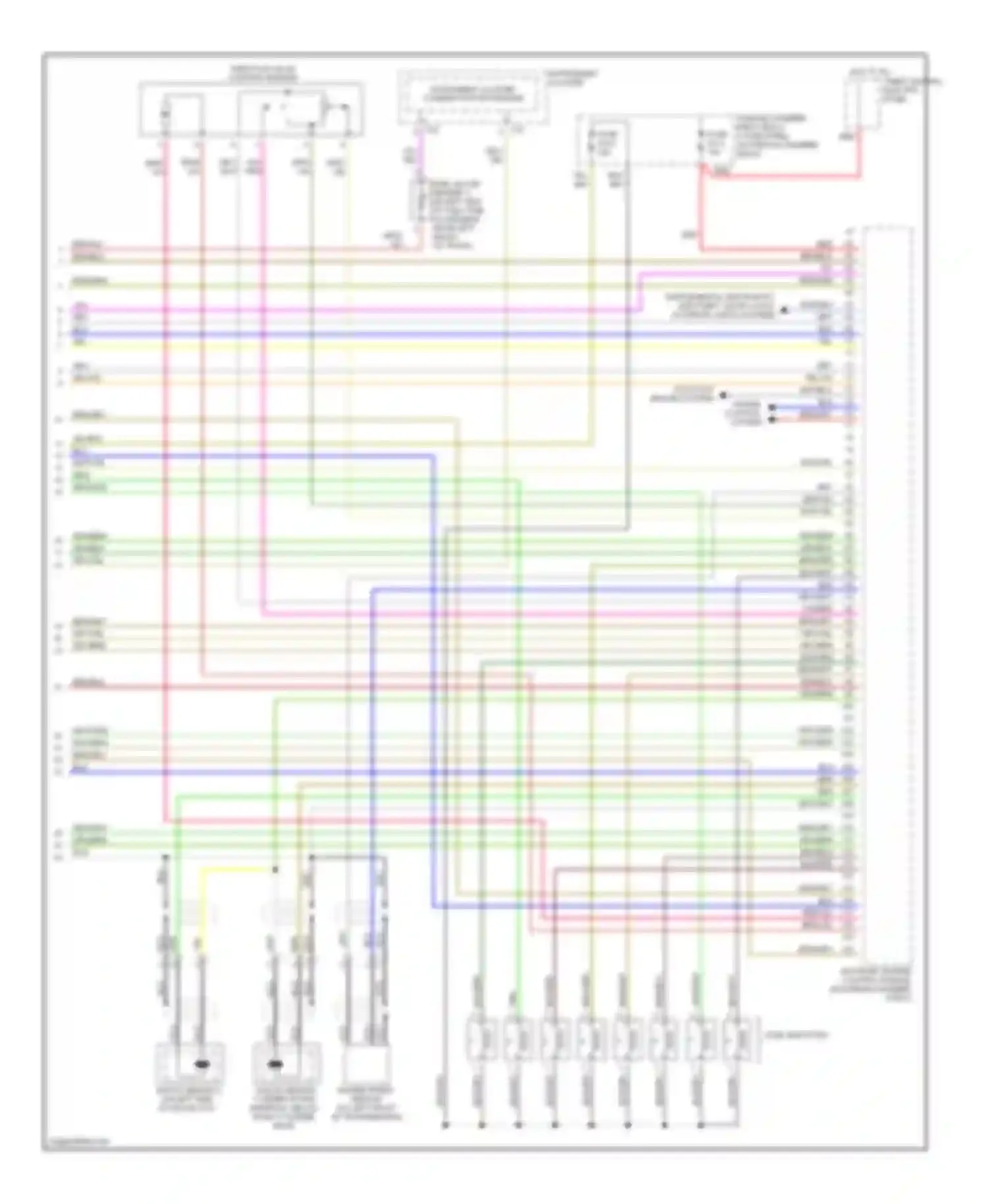 A8 Audi D3 (2002-2005): Wiring diagram engine performance 4.2l (4 of 4)
