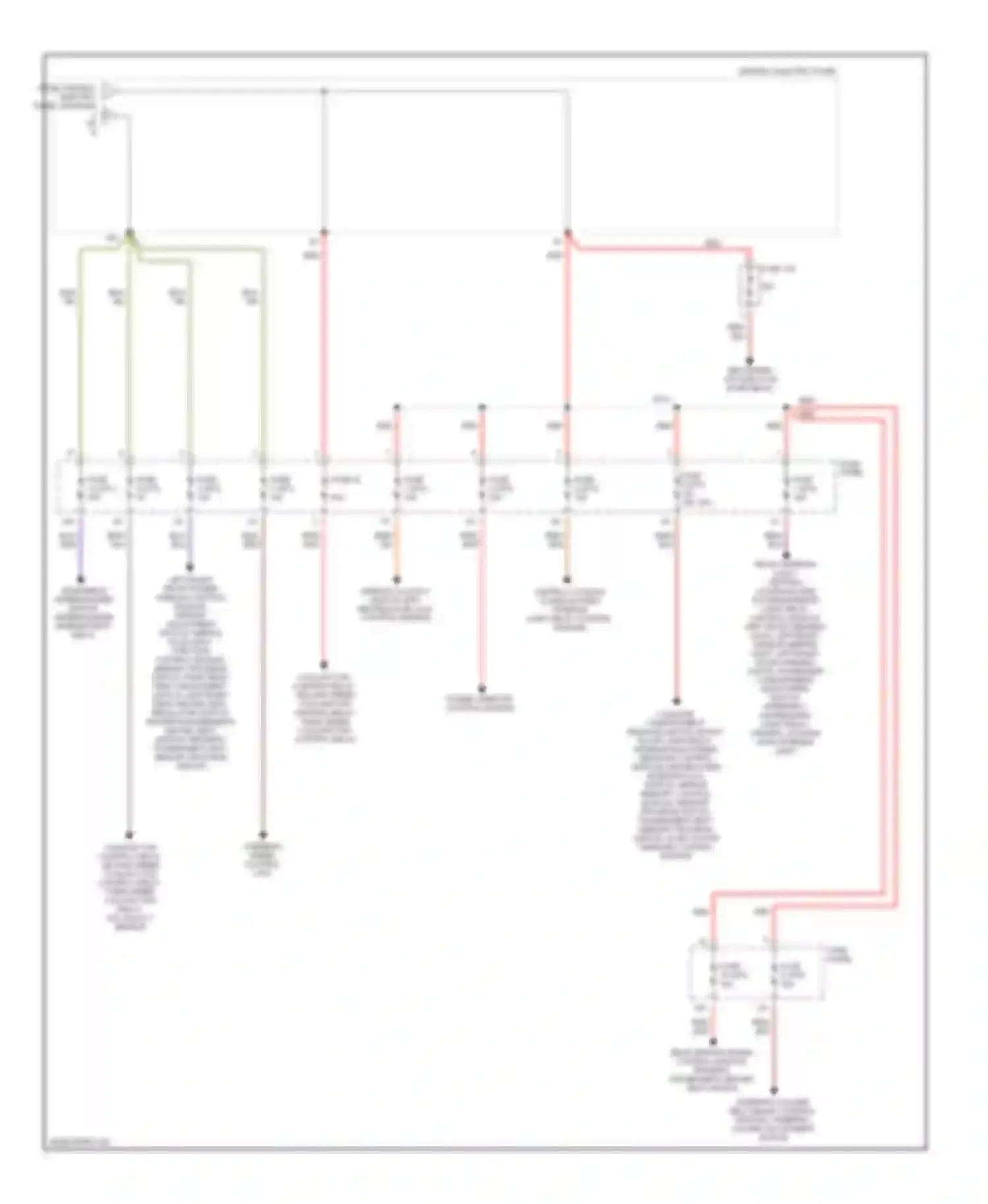 A8 Audi D3 (2002-2005): Power distribution circuit (4 of 4)
