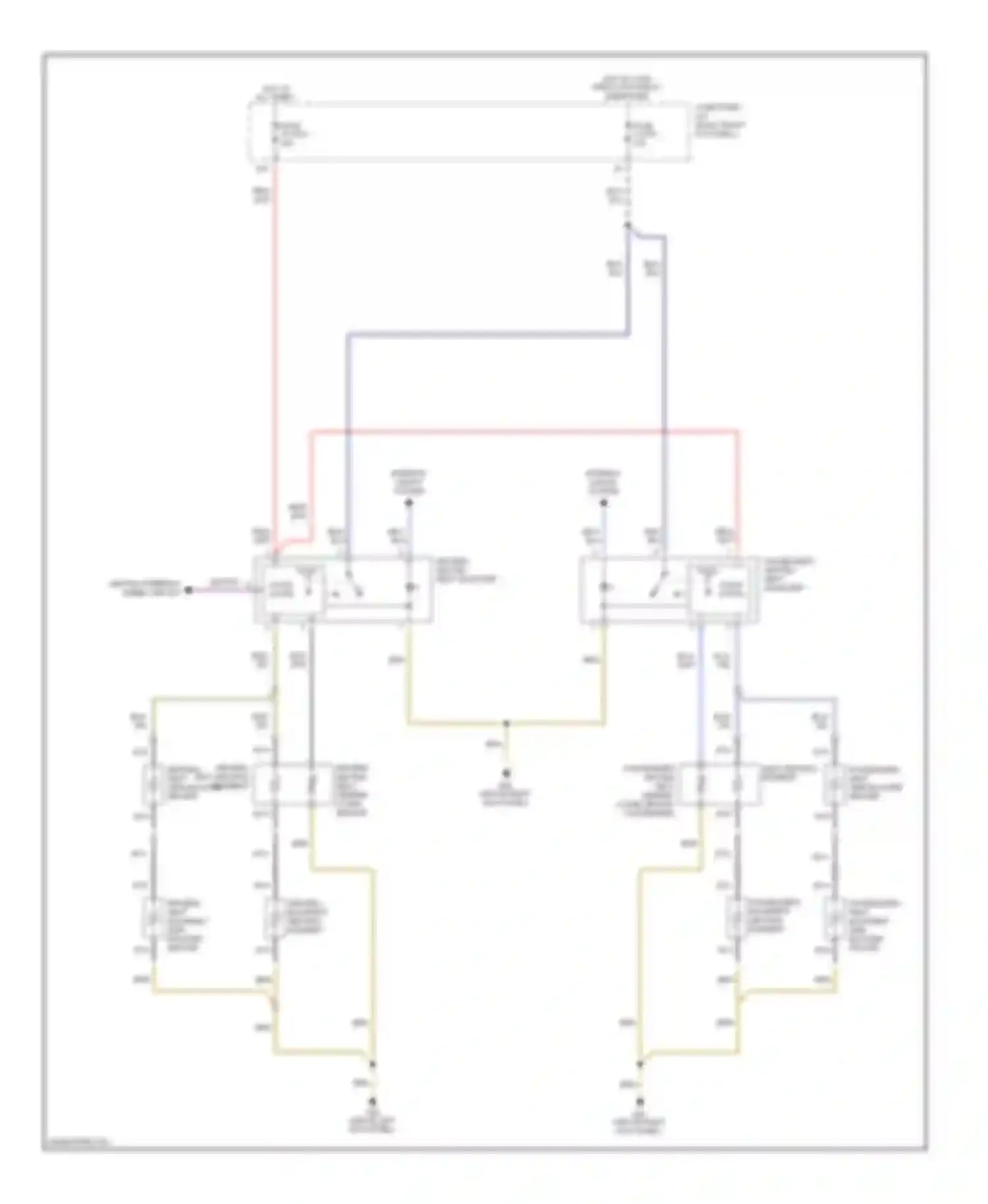 A8 Audi D3 (2002-2005): Front seat heater circuit