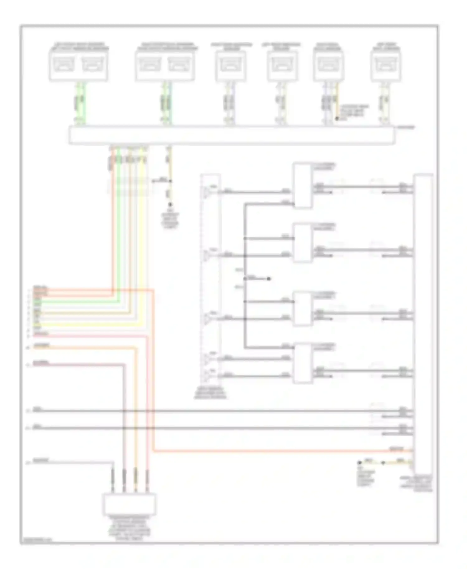 A8 Audi D3 (2002-2005): Radio circuit (2 of 2)