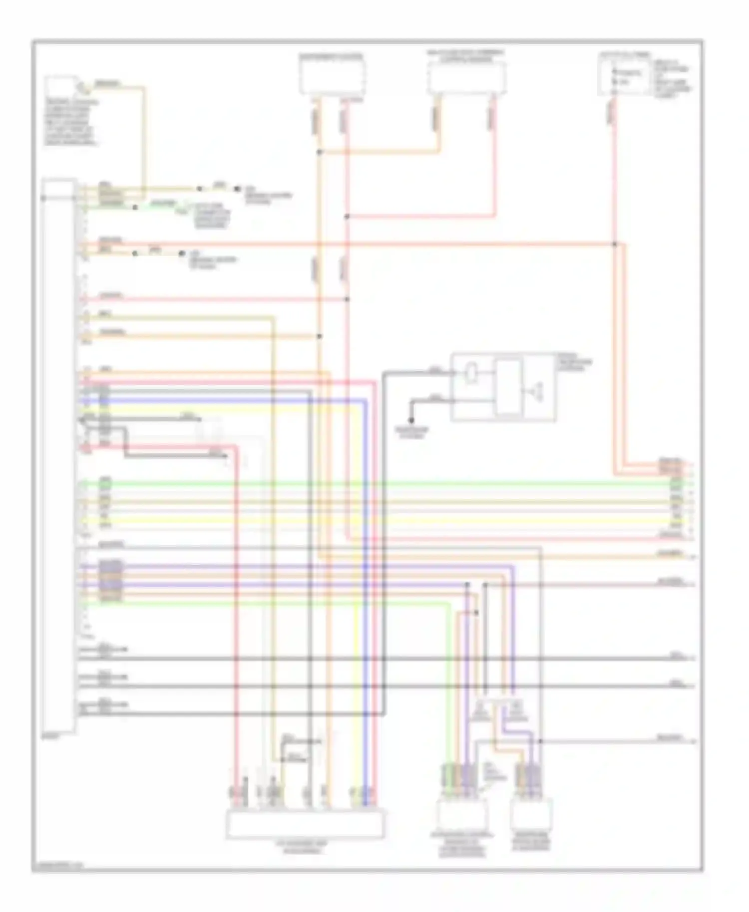 Wiring diagram fuse 92 for Audi A8 D3 (2002-2005) (1 of 1)