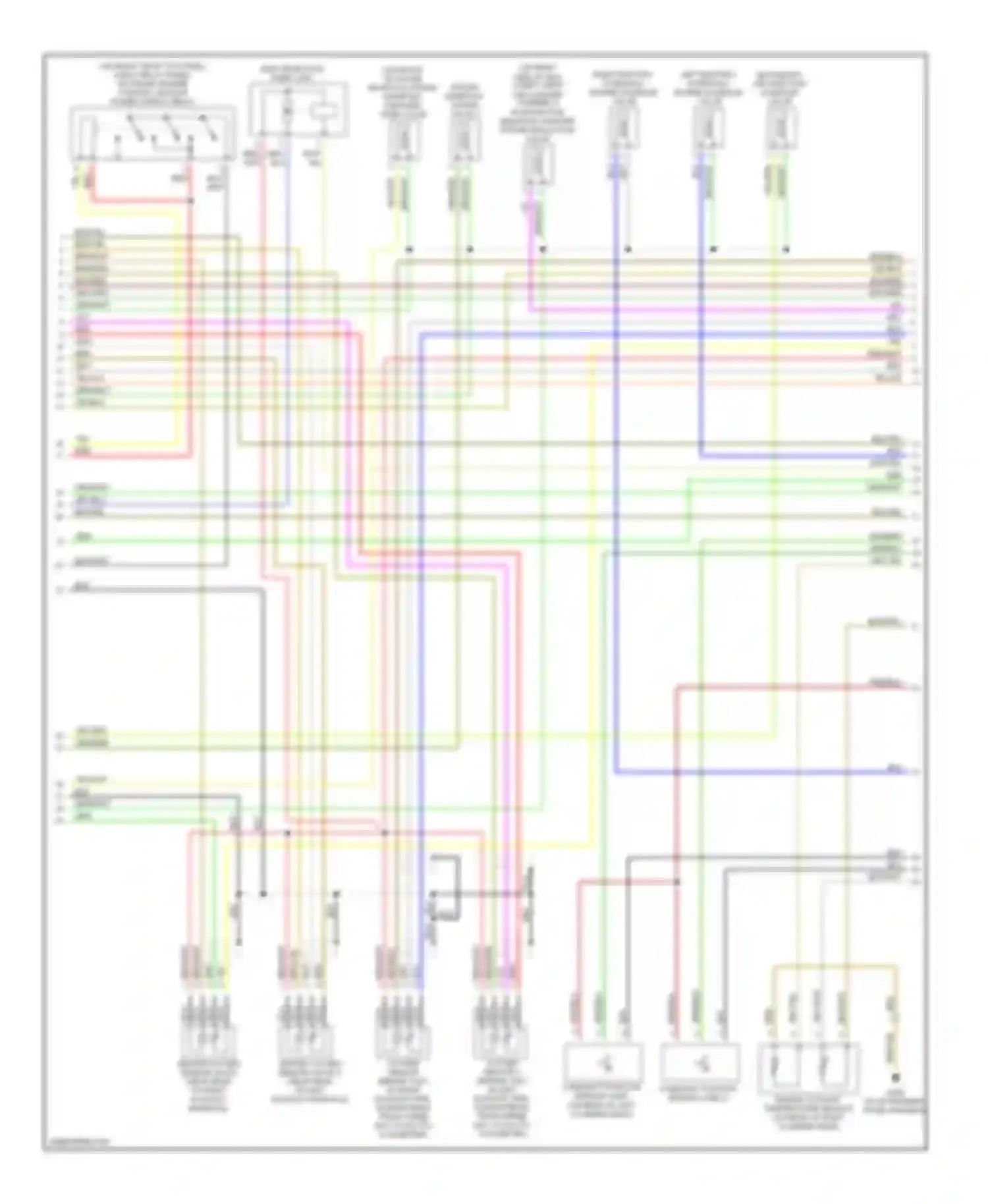 Wiring diagram heated oxygen for Audi A8 D3 (2002-2005) (1 of 1)