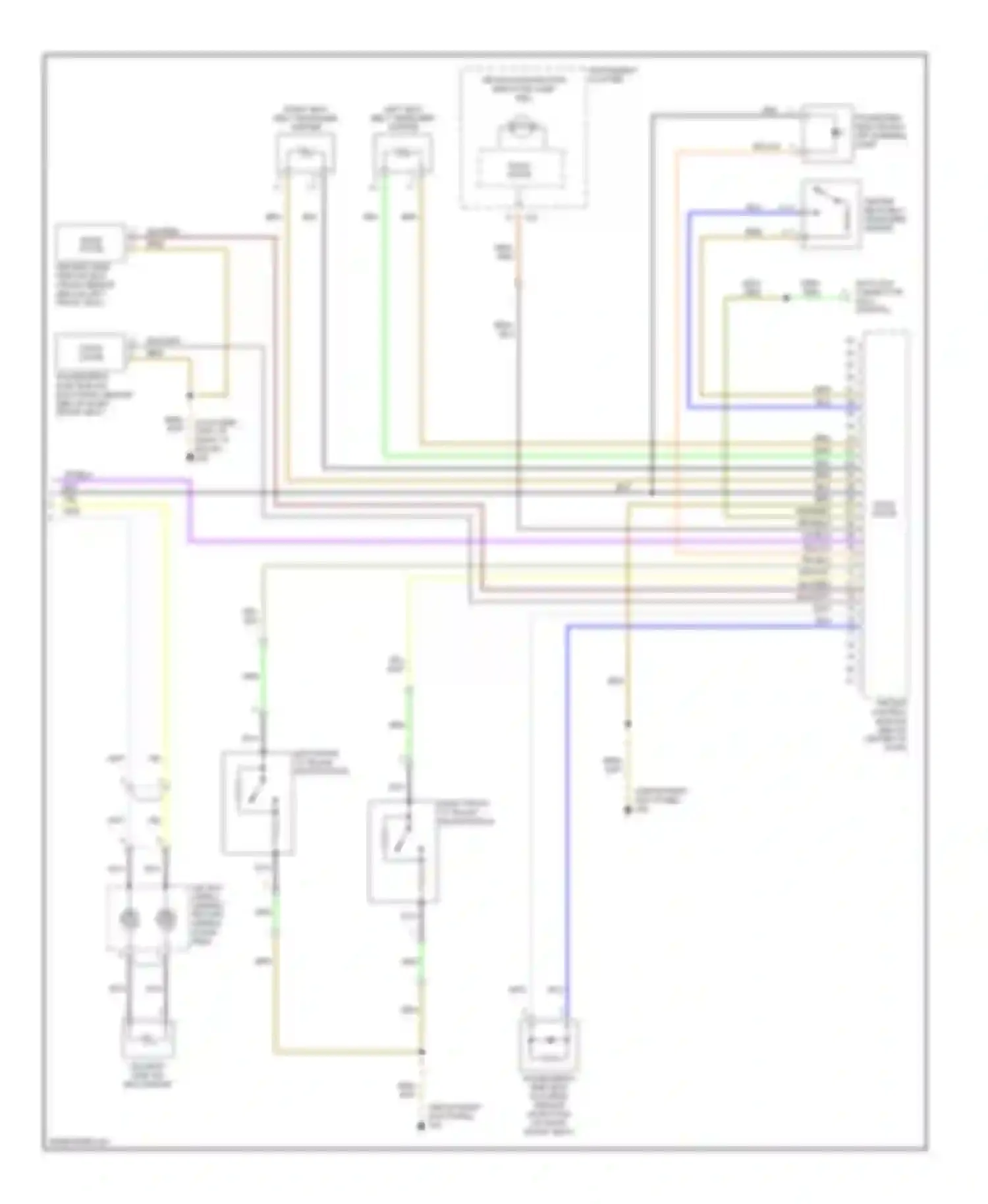 Wiring diagram 1/+ for Audi A8 D3 (2002-2005)