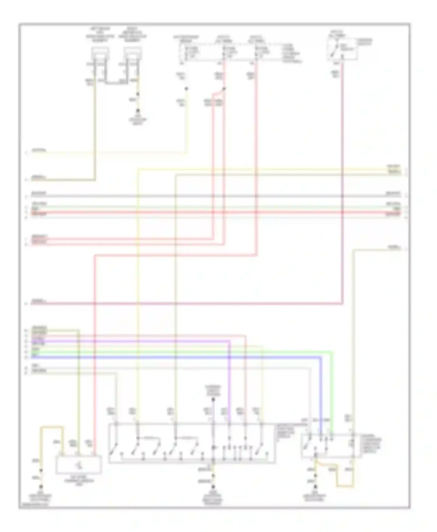 Wiring diagram gry/brn for Audi A8 D3 (2002-2005)