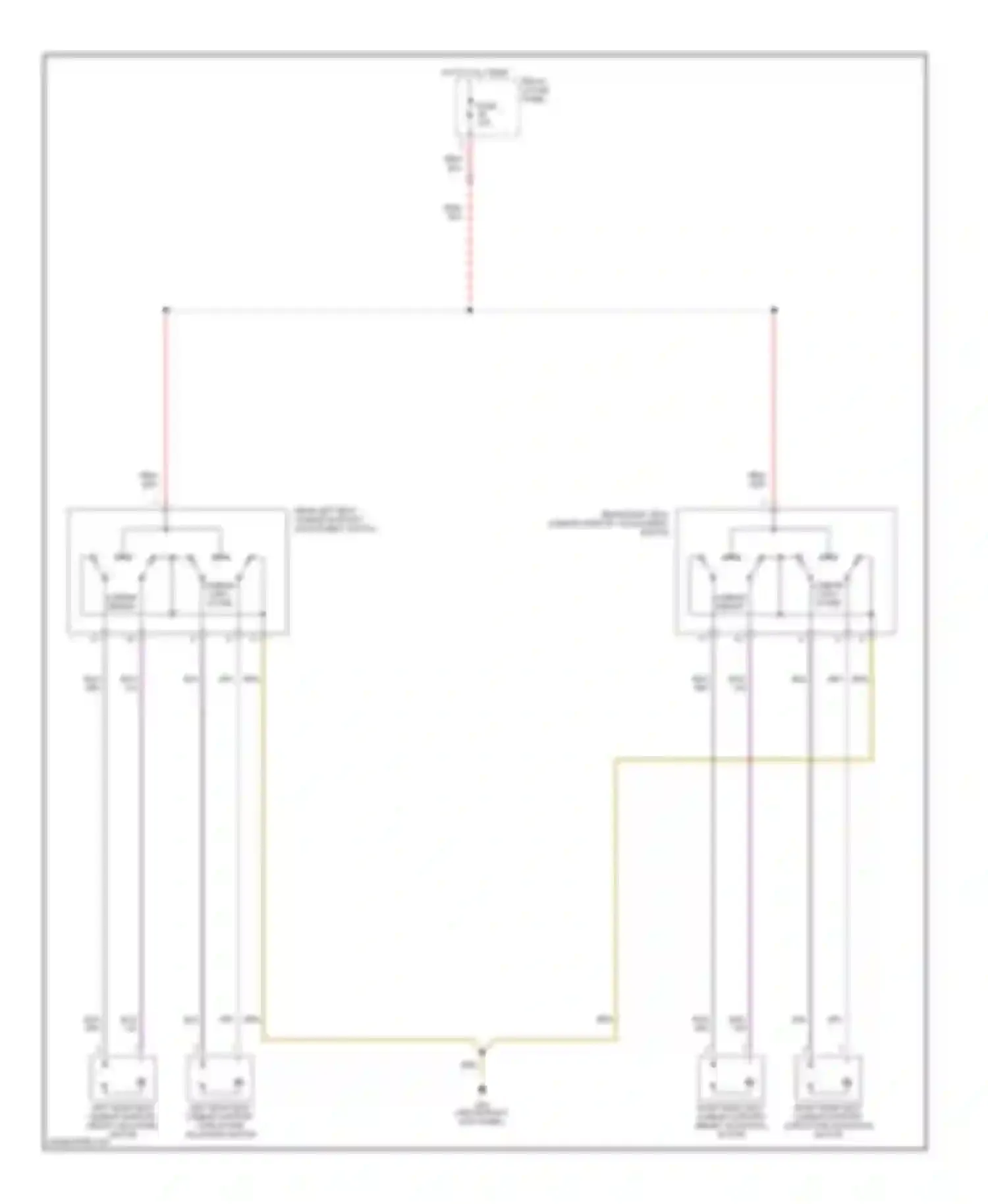 Wiring diagram lumbar height for Audi A8 D3 (2002-2005) (2 of 2)